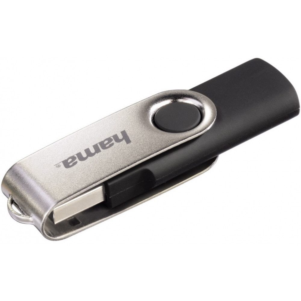 Usb Hama Hama Hama FlashPen Rotate 128GB USB-Stick schwarz/silber. USB-Stick ...