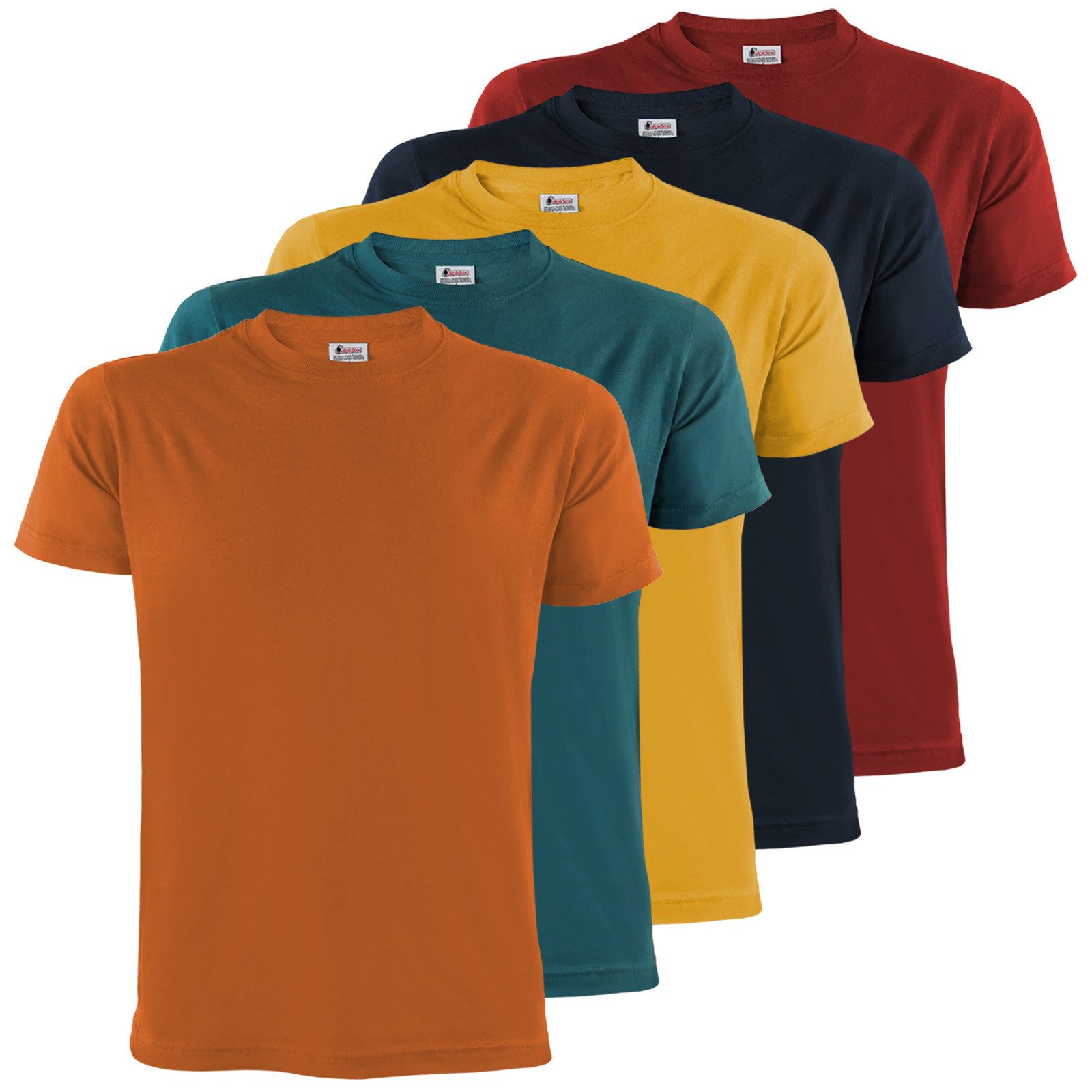 ALPIDEX Rundhalsshirt ALPIDEX T-Shirts Herren 5er Set Rundhals – in vielen günstig online kaufen