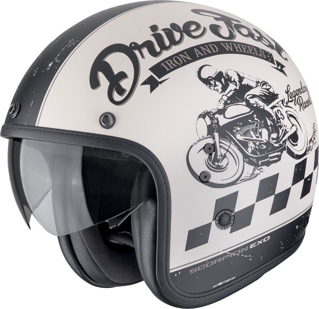Motorradhelm Belfast Evo Drive Fast Jethelm