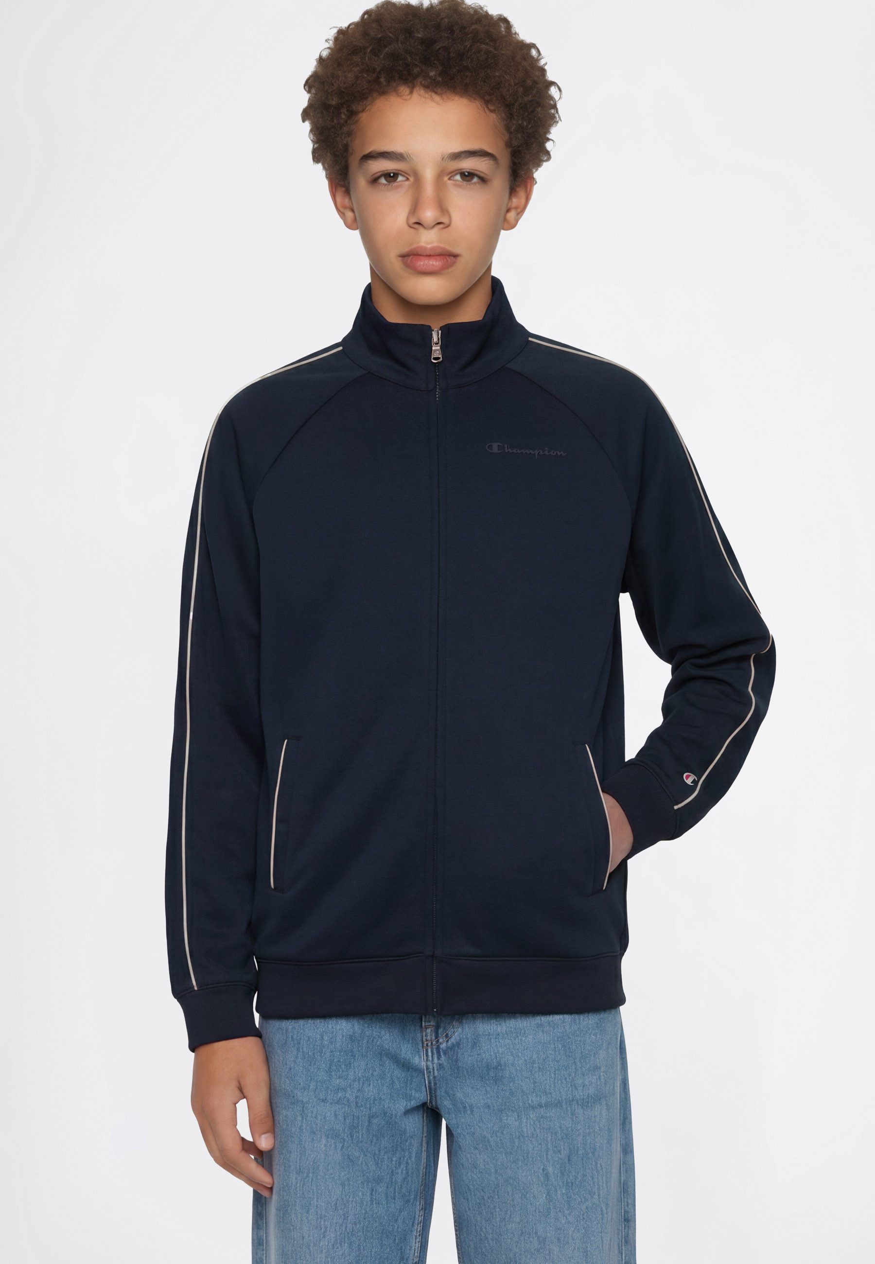 Champion Sweatjacke SPORTWEAR ZIP-UP Loose Fit mit Loose Fit, aus Polyester