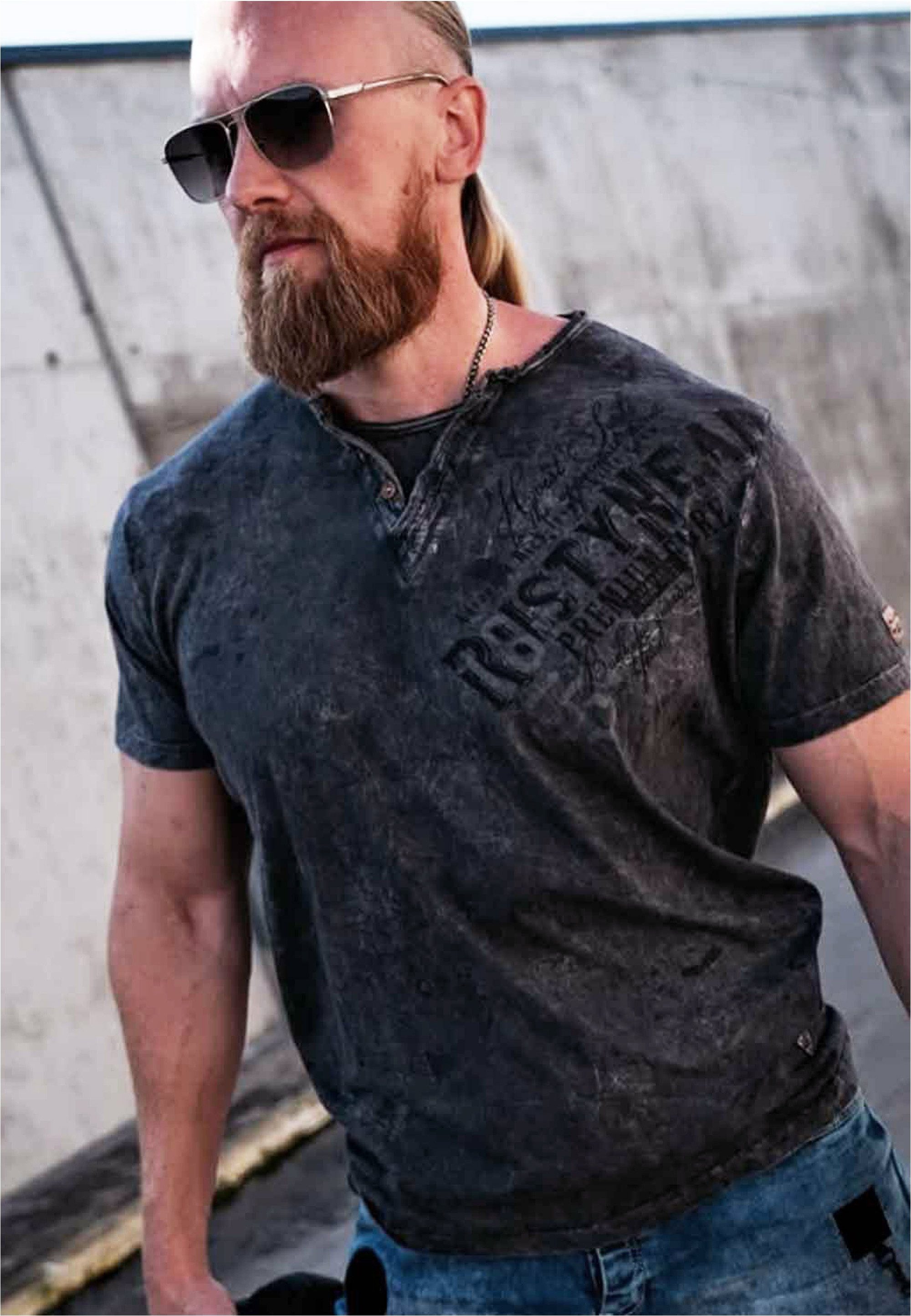 Rusty Neal T-Shirt im coolen Used-Look-Design – Bild 3 von 5