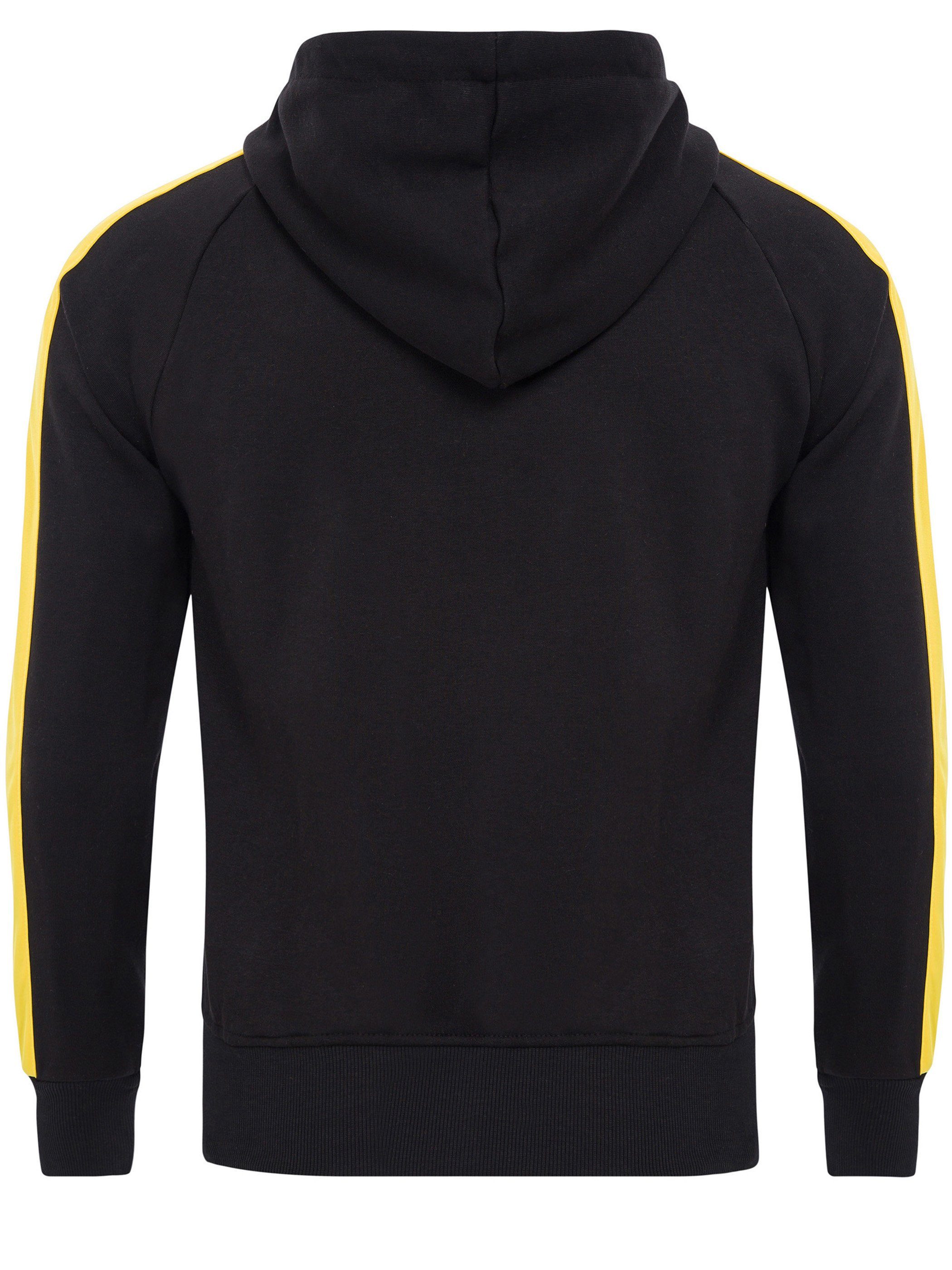 Pittman Kapuzensweatjacke Retro Zipper Hoodie Stripe günstig online kaufen