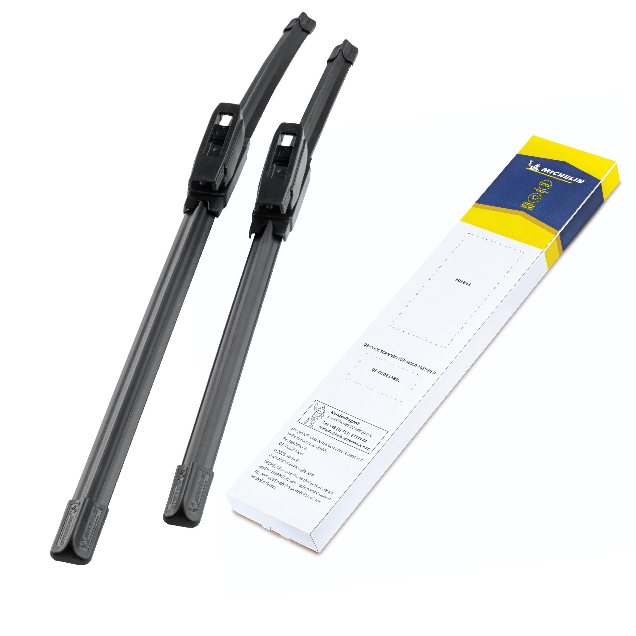 Michelin Scheibenwischblätter Perfect Fit 224 Scheibenwischer Set Smart ForFour ForTwo Twingo uvm.