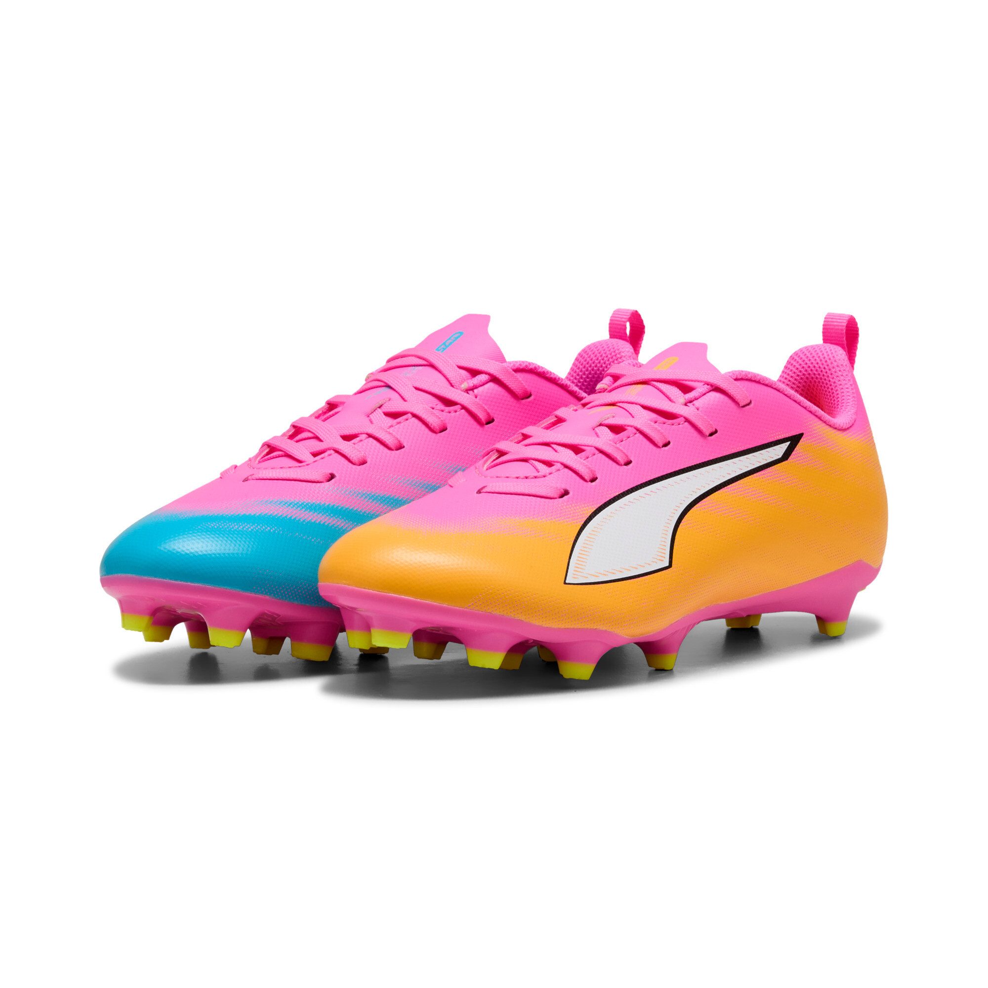 PUMA ULTRA 6 PLAY FG/AG JR Fußballschuh für Rasen- und Kunstrasenplätze, atmungsaktiv, mit Schnürung