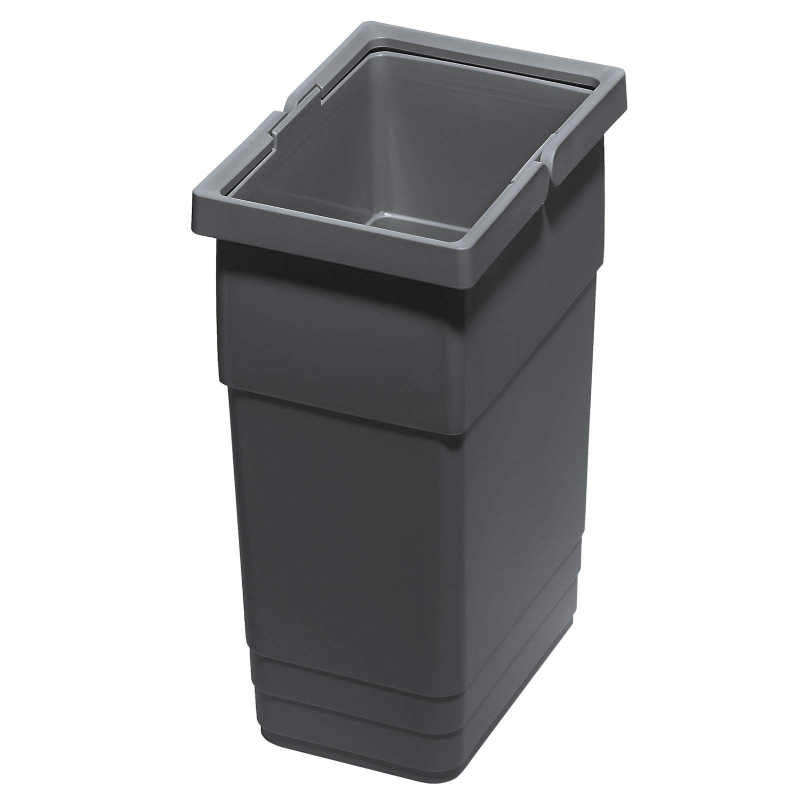 mm 6 Komposteimer eins2vier Recycling-Mülleimer dunkelgrau mm 275 Ninka x Höhe: Liter, Volumen: Abfallsammler 210 140 Mülltrennsystem SO-TECH®