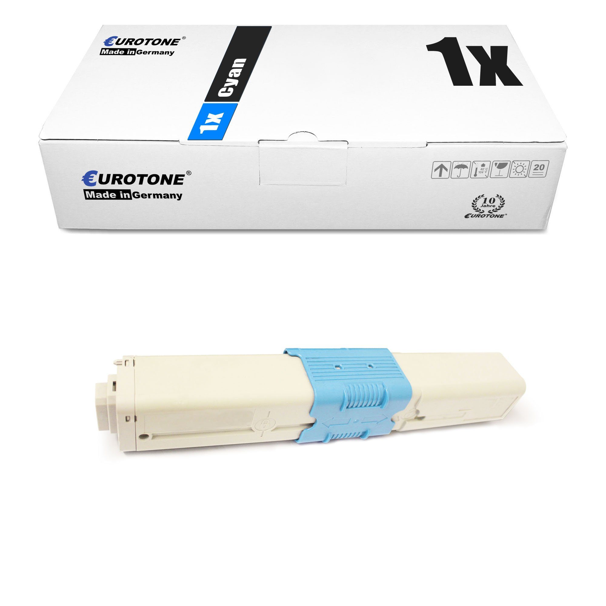 ersetzt ES5431 Tonerkartusche Cyan fr 44973511 5462 OKI Toner Eurotone