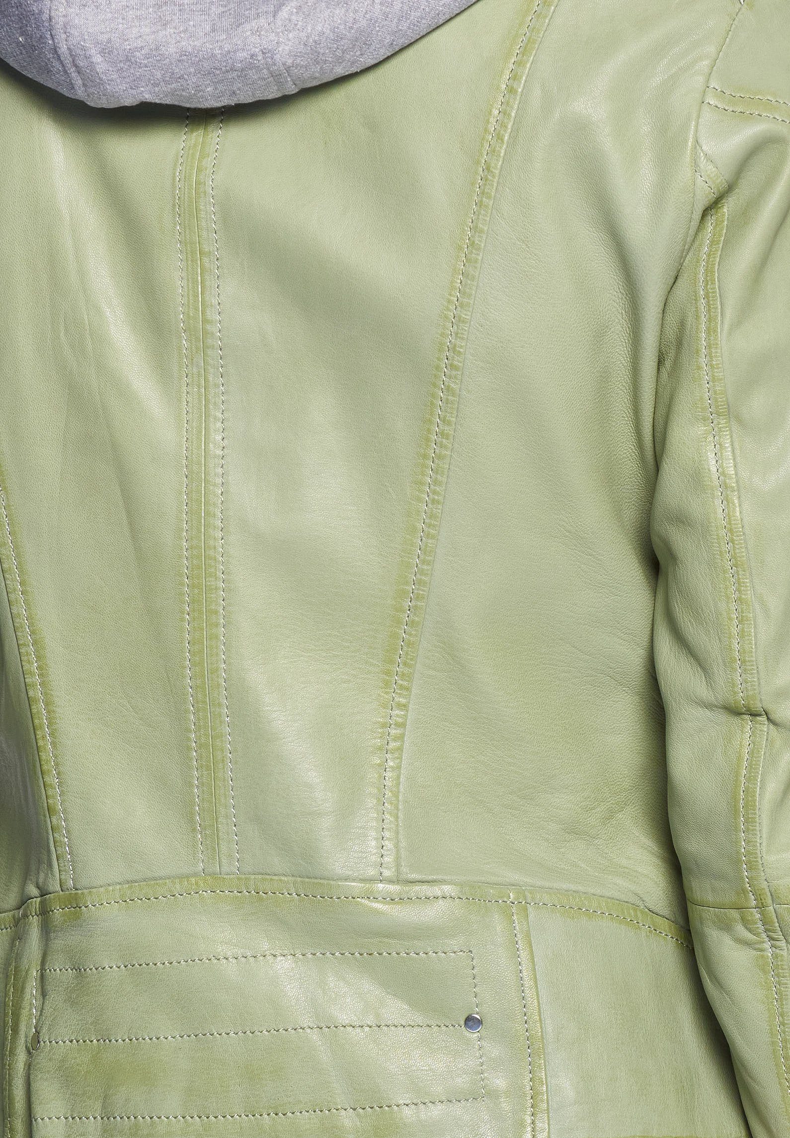 Maze green dust Mico Lederjacke