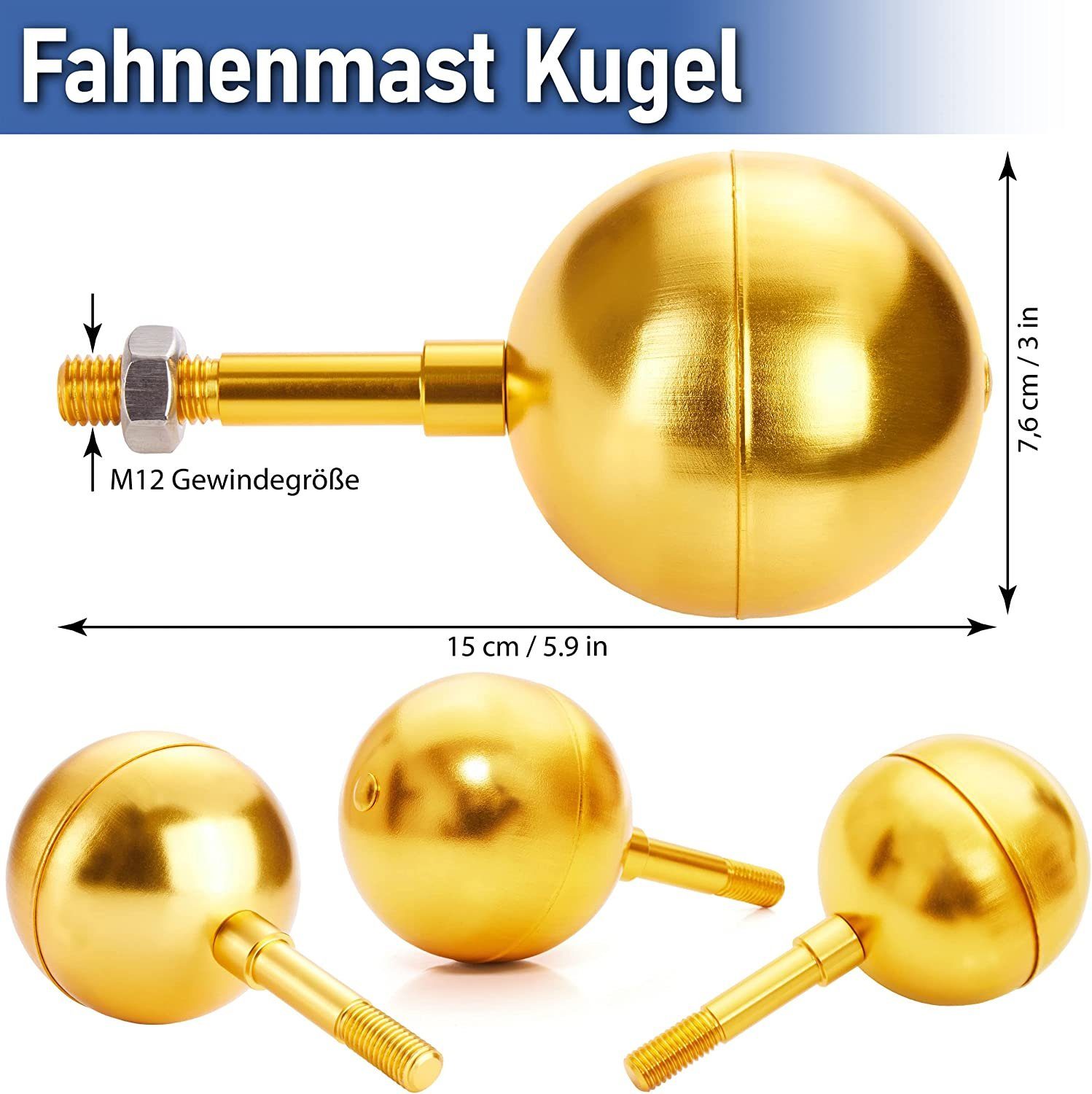 BRUBAKER LED Solarleuchte Fahnenmast Solar Licht günstig online kaufen