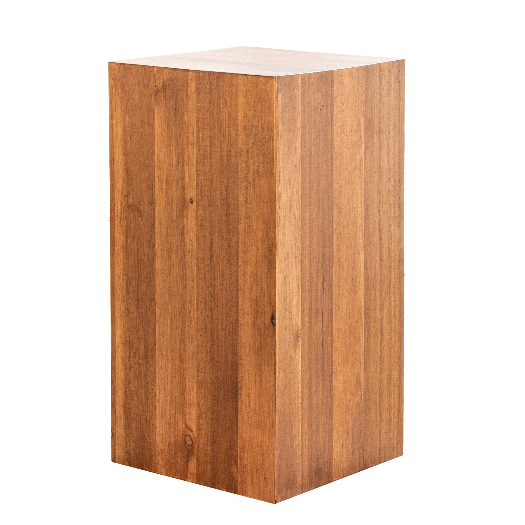 riess-ambiente Beistelltisch COLUMNA 50cm braun - Akazien-Massivholz, Pflan günstig online kaufen
