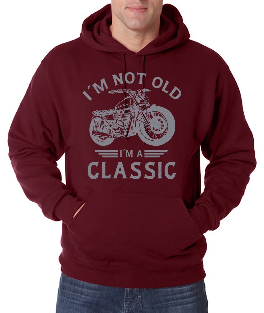 Kapuzenpullover "I`m Not Old, I`m A Classic" Herren Hoodie Pullover