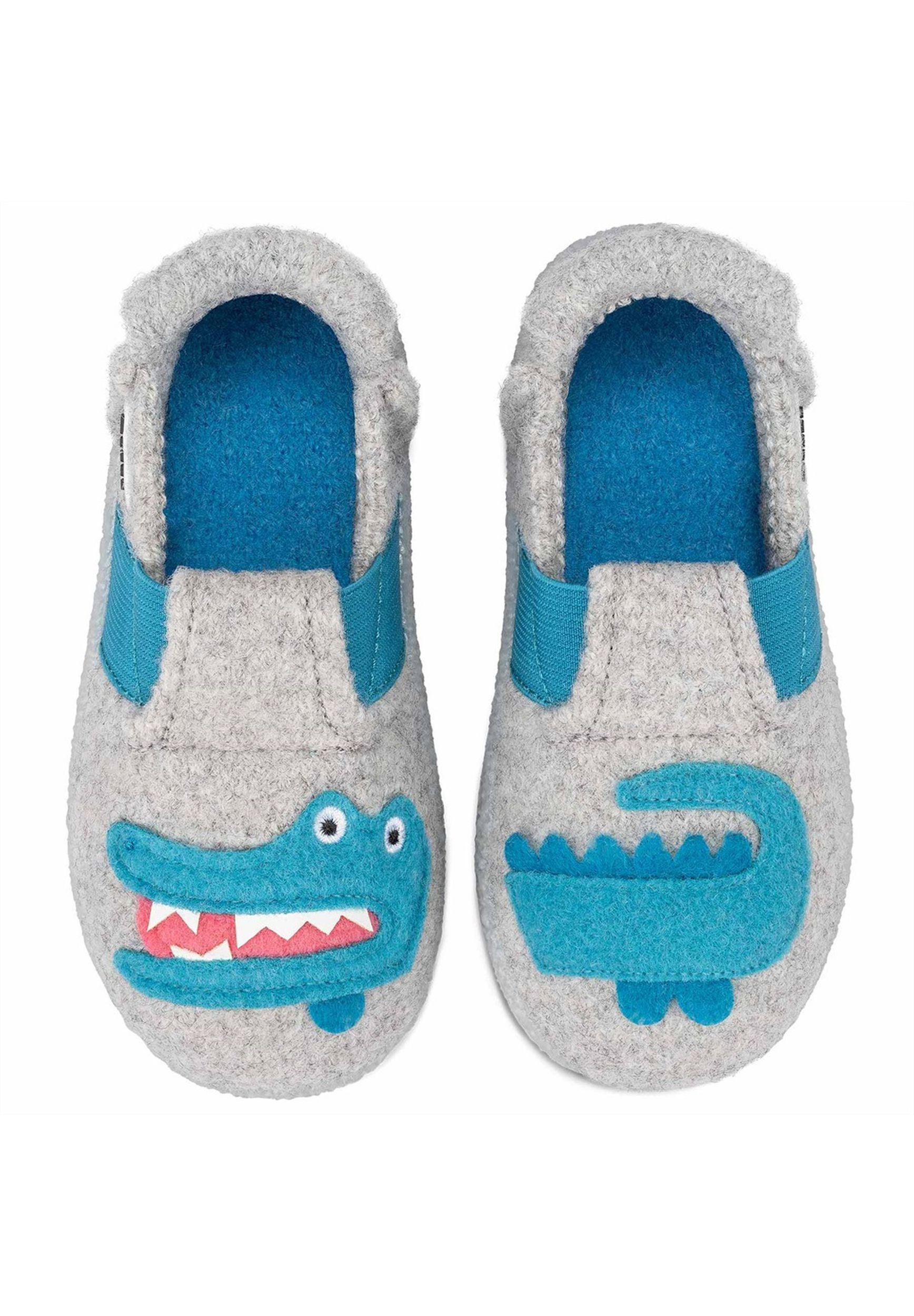 NANGA FUNNY CROCO 2.0 Hausschuh Hellgrau