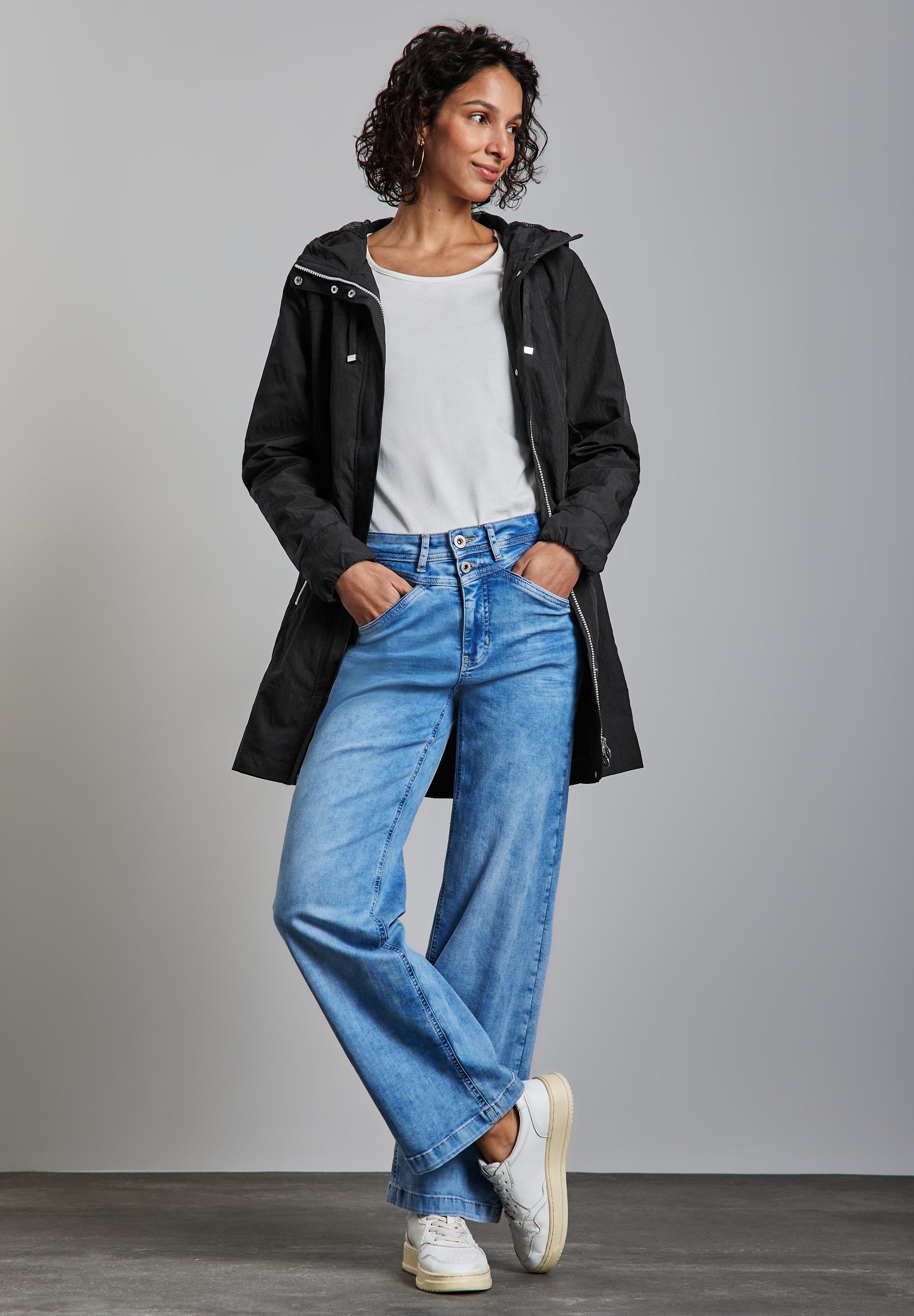 STREET ONE Kurzjacke mit Kapuze