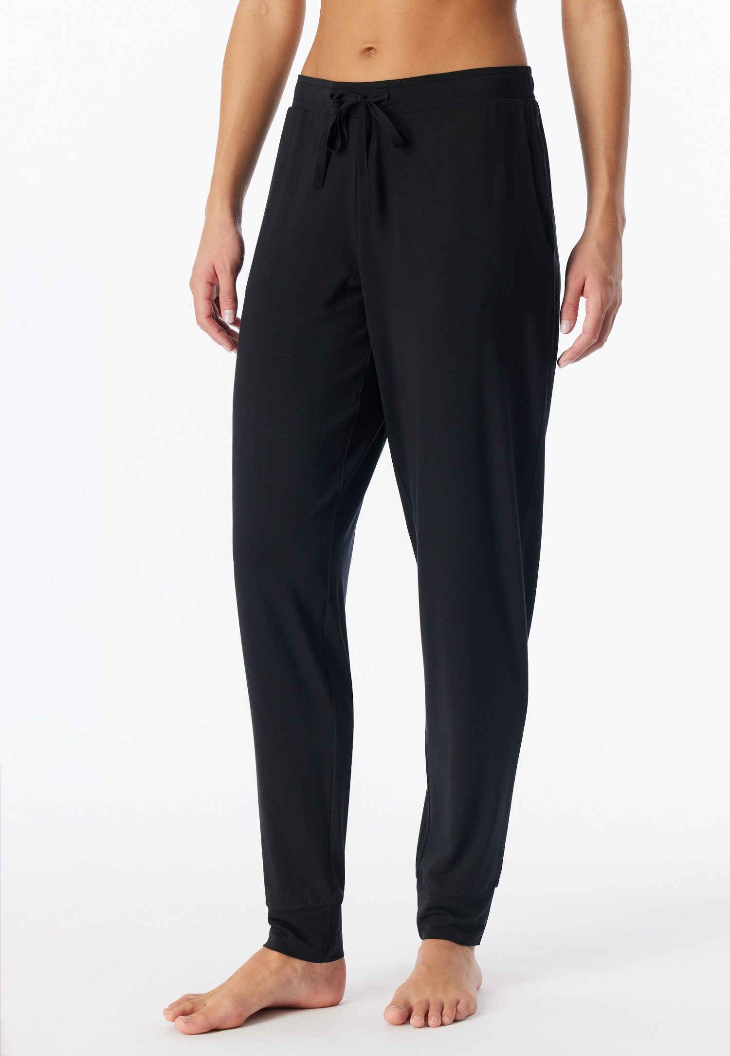 Schiesser Pyjamahose Mix + Relax weiche Single-Jersey Qulität, Gummizug
