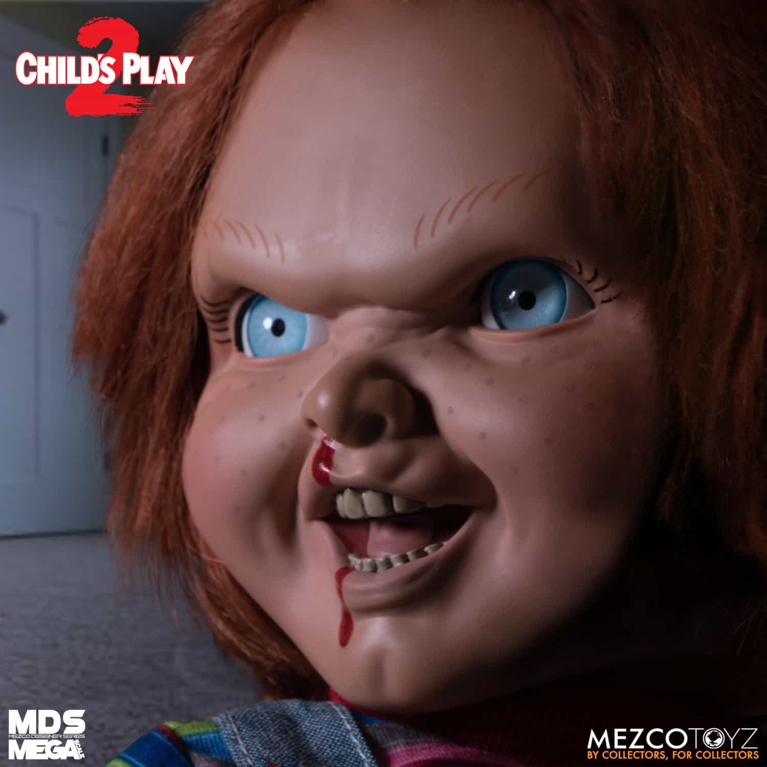 Close Up Actionfigur Child's Play 2 Chucky Puppe 15 Talking Mega Scale – Bild 4 von 5