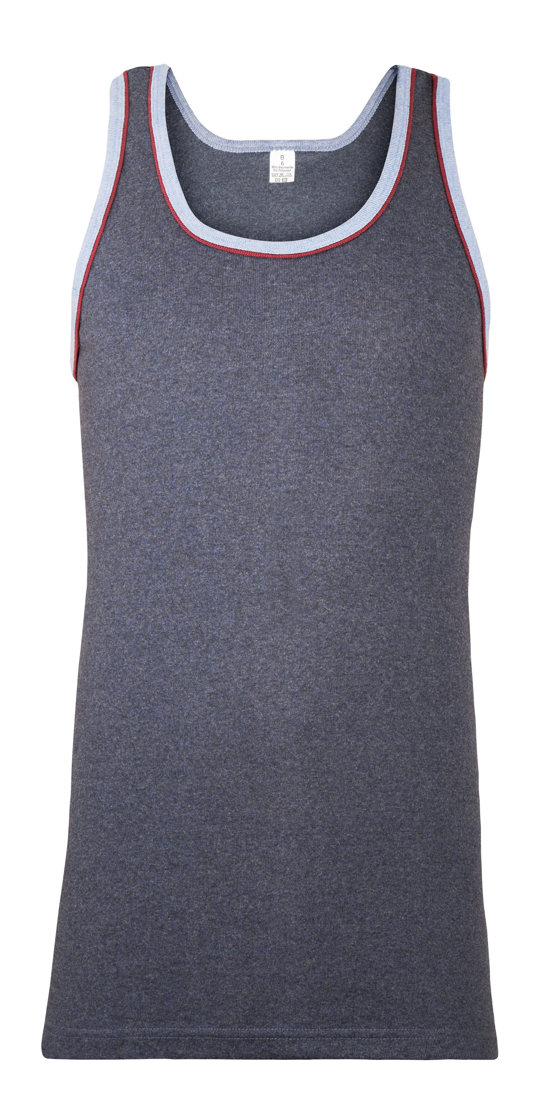 The Bakis Unterhemd bunte Unterhemden, 4er Sparset, verschiedene Farben, Ar günstig online kaufen