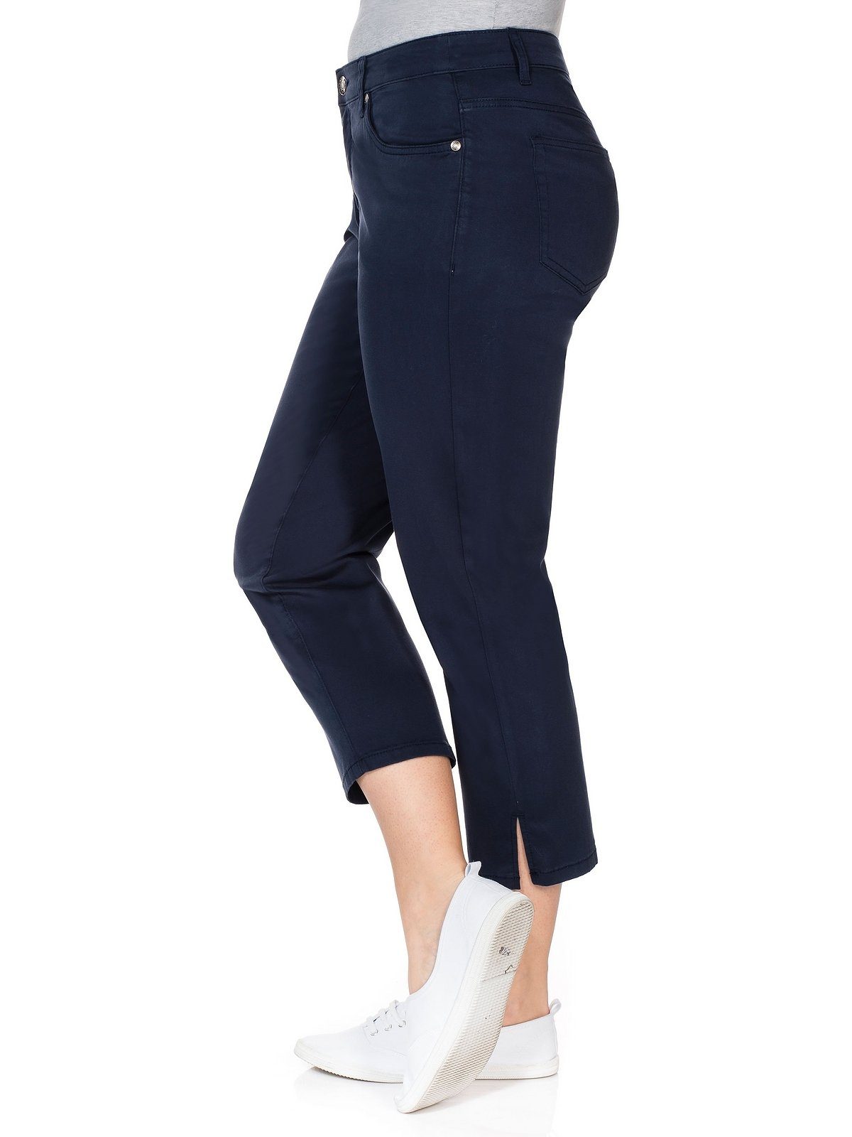 Sheego 7/8-Hose Große Größen aus elastischem Baumwoll-Twill