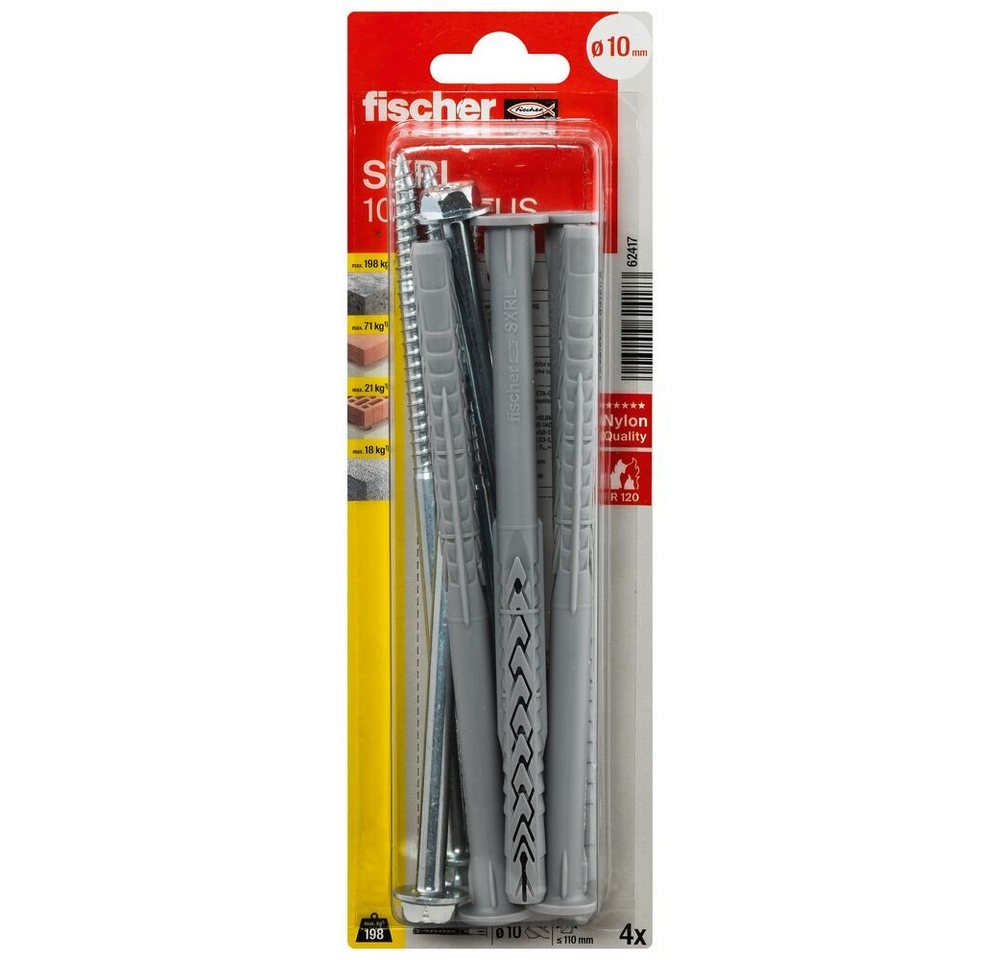 Thumbnail - fischer Schrauben- und Dübel-Set Fischer Langschaftdübel FUR 10.0 x 160 mm - 4