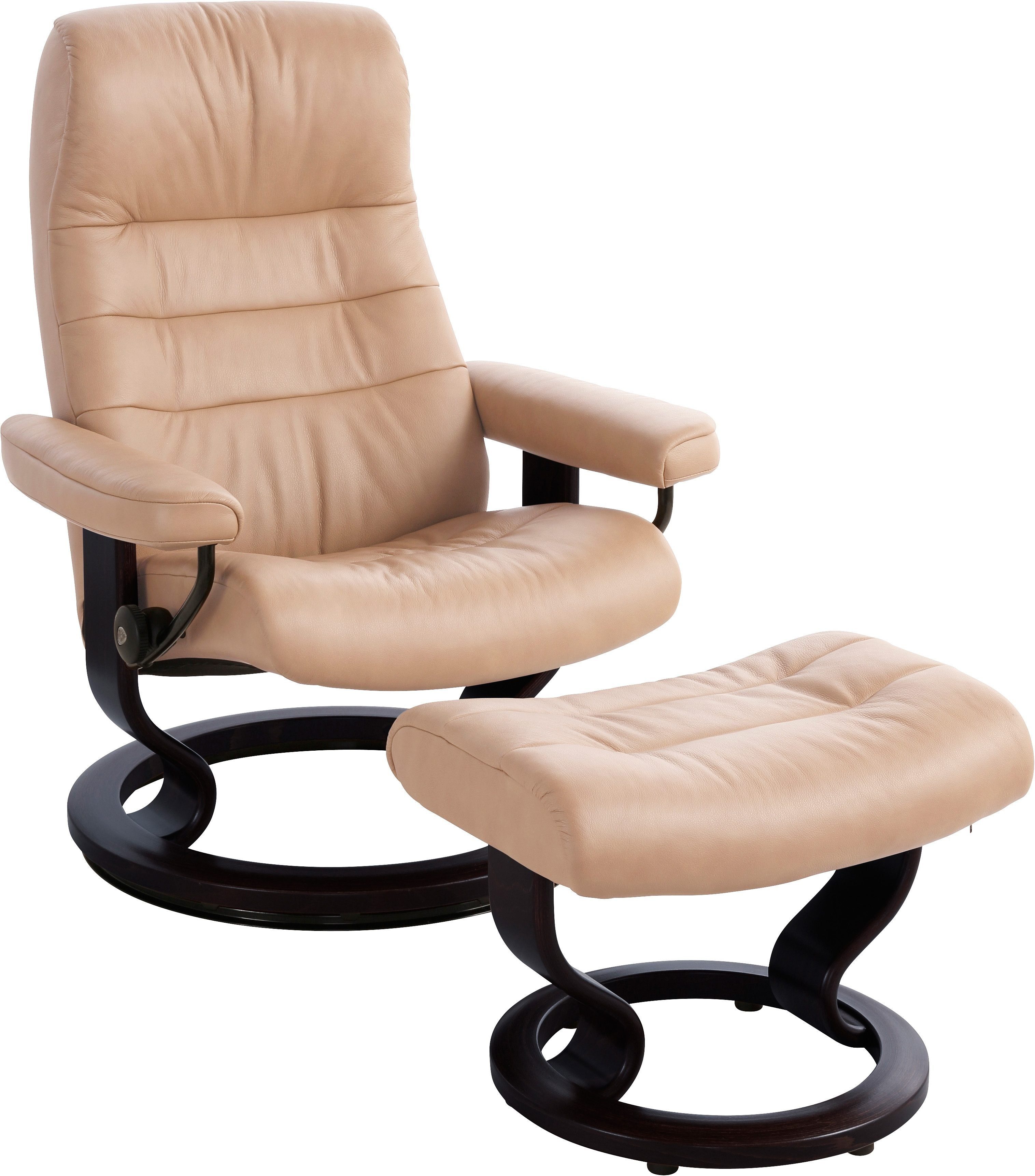 Stressless® Relaxsessel Opal (Set, Relaxsessel mit Hocker), mit Hocker, mit Classic  Base, Größe L, mit Schlaffunktion | Sessel