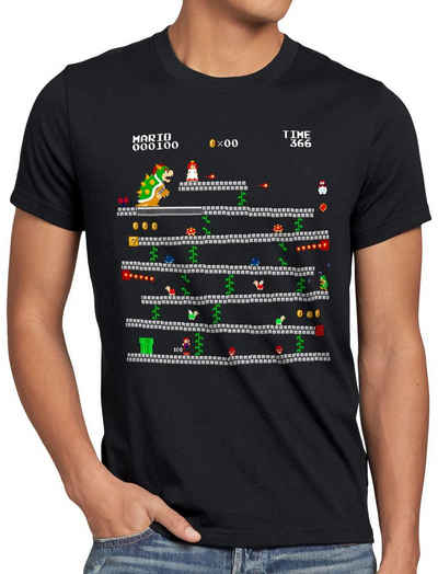 style3 Print-Shirt Herren T-Shirt Retro Mario geek nes nerd gamer