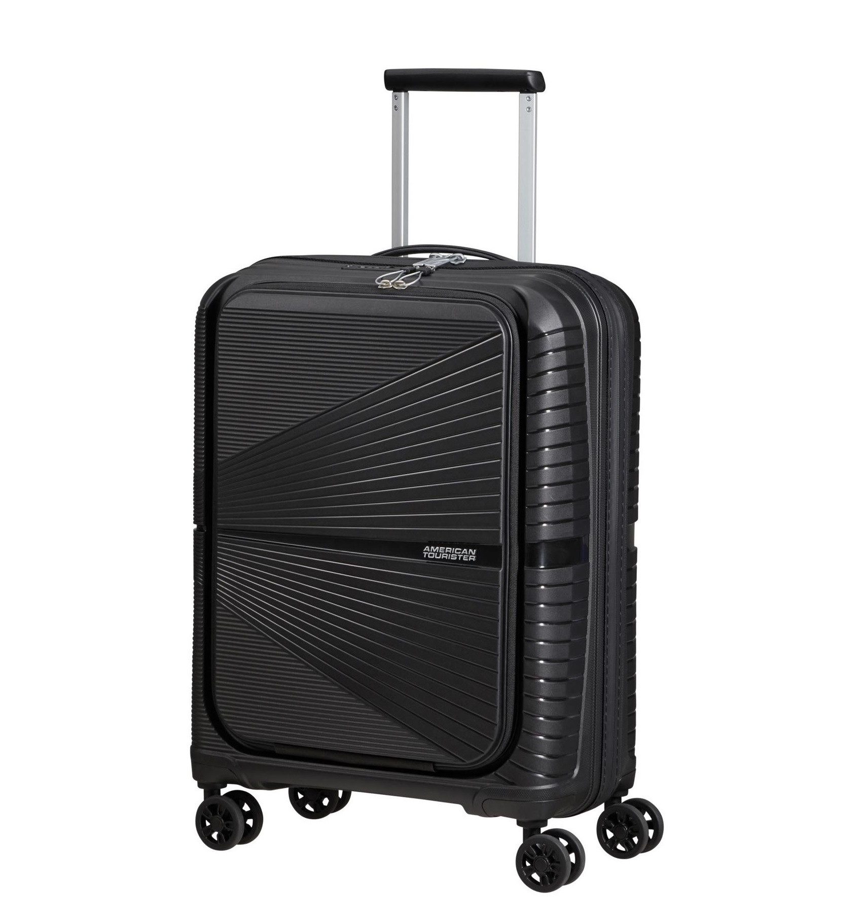 Handgepäckkoffer AIRCONIC Spinner 55 cm TSA Fronttasche mit Laptopfach