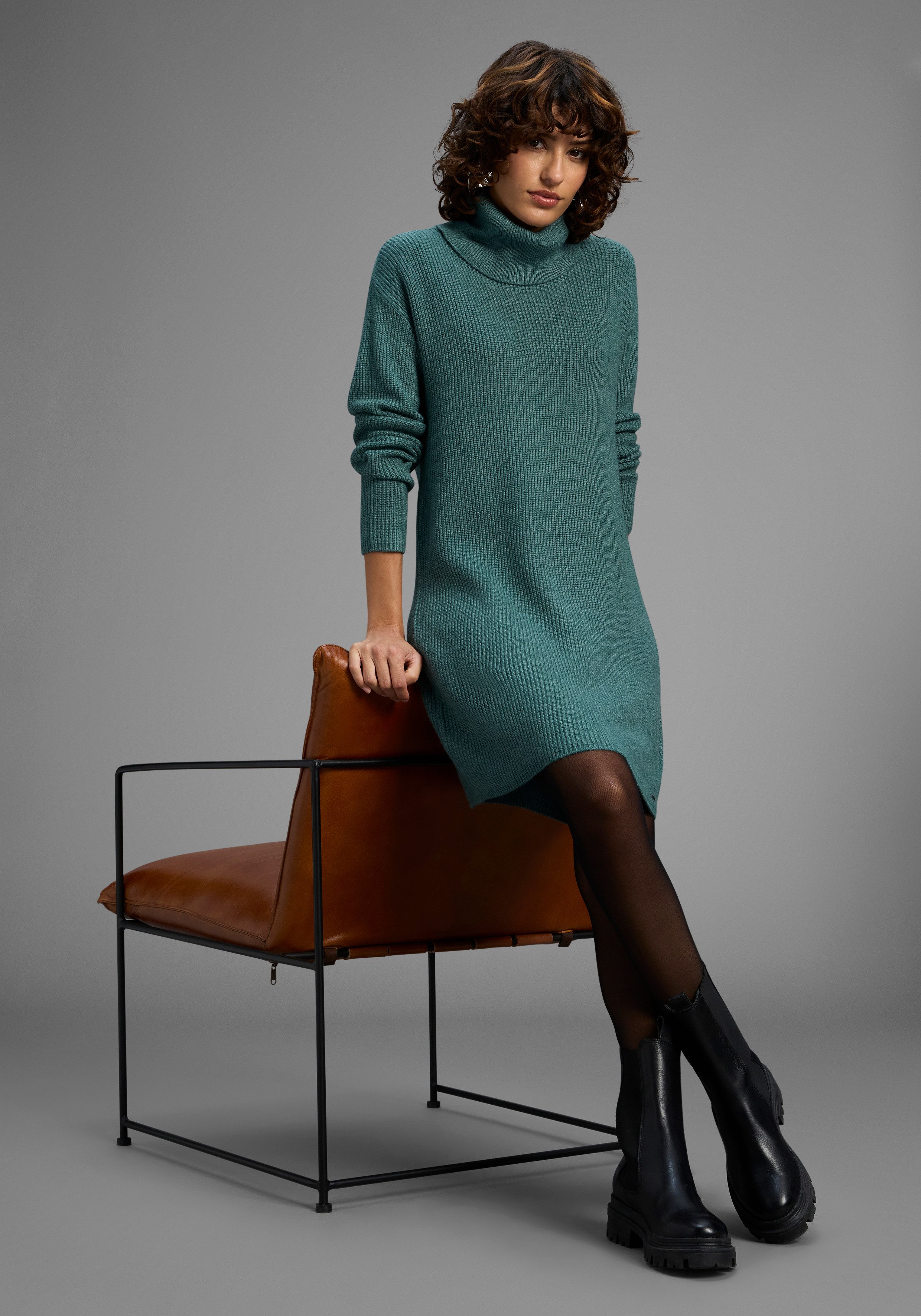 Laura Scott Strickkleid aus Grobstrick mit günstig online kaufen