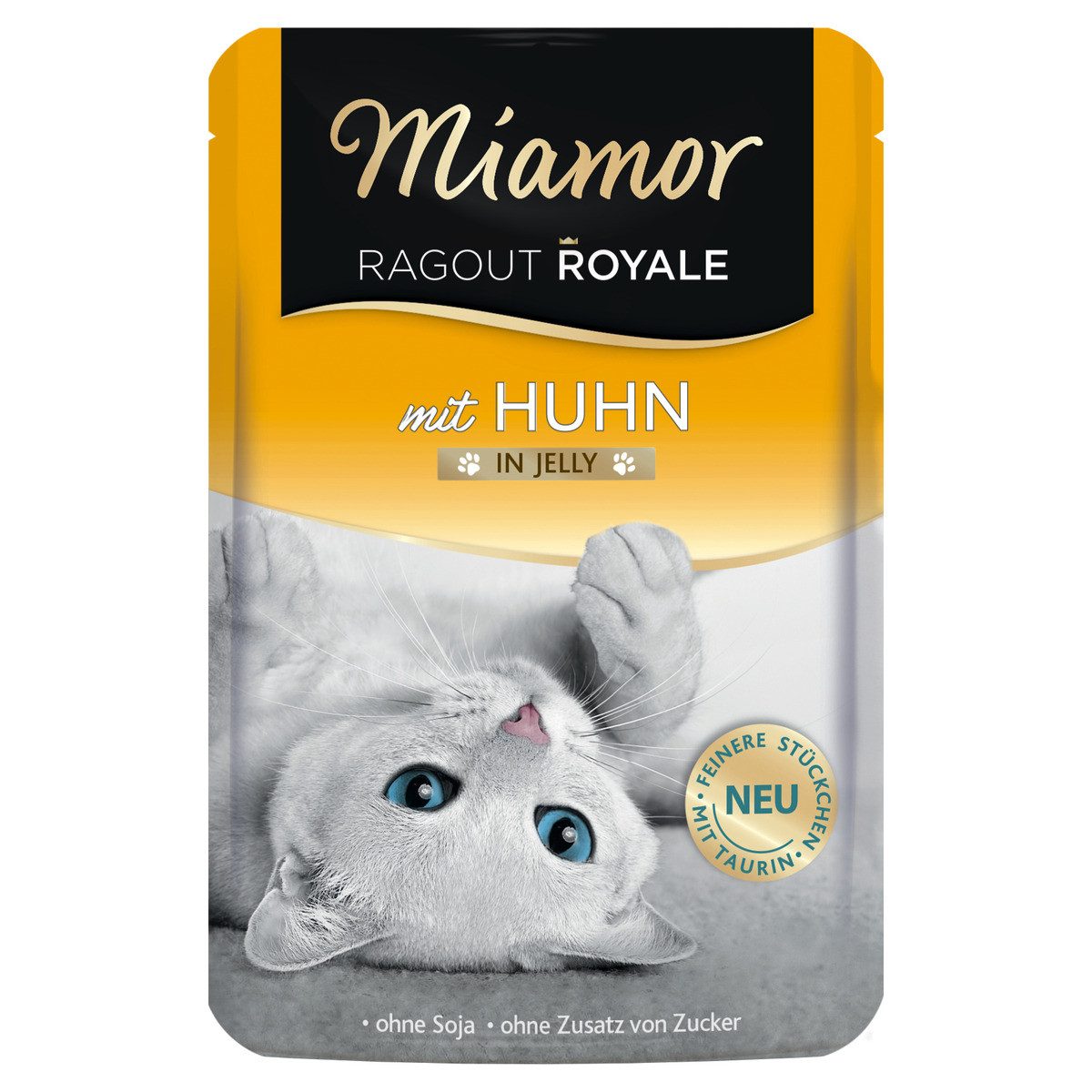Miamor Ragout Royale mit Huhn in Jelly 100 g - 22 Stück, Nassfutter für: Katze