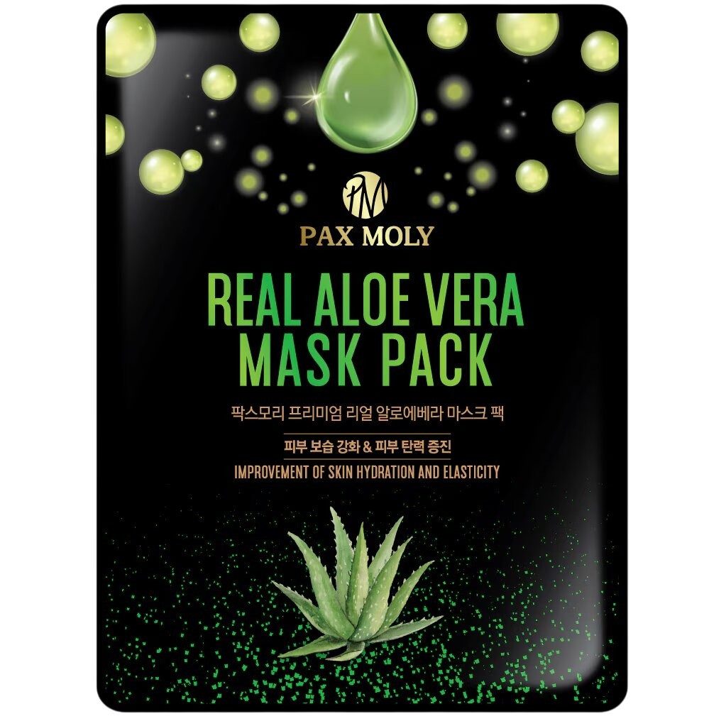 Pax Tuchmaske PaxMoly, echte Aloe Vera, Festigkeit, Elastizität, Feuchtigkeit