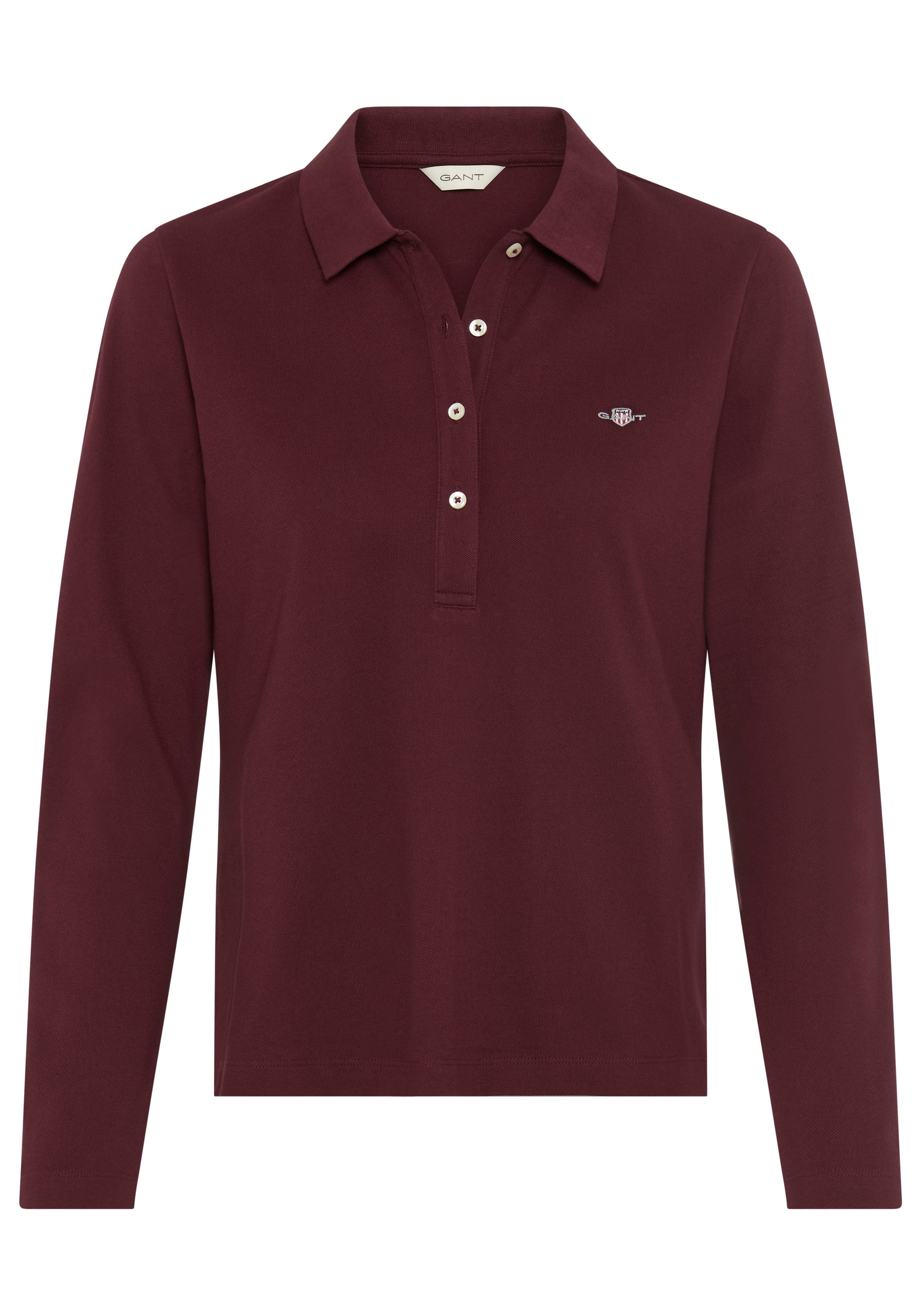 Gant Langarm-Poloshirt SLIM SHIELD LS PIQUE günstig online kaufen