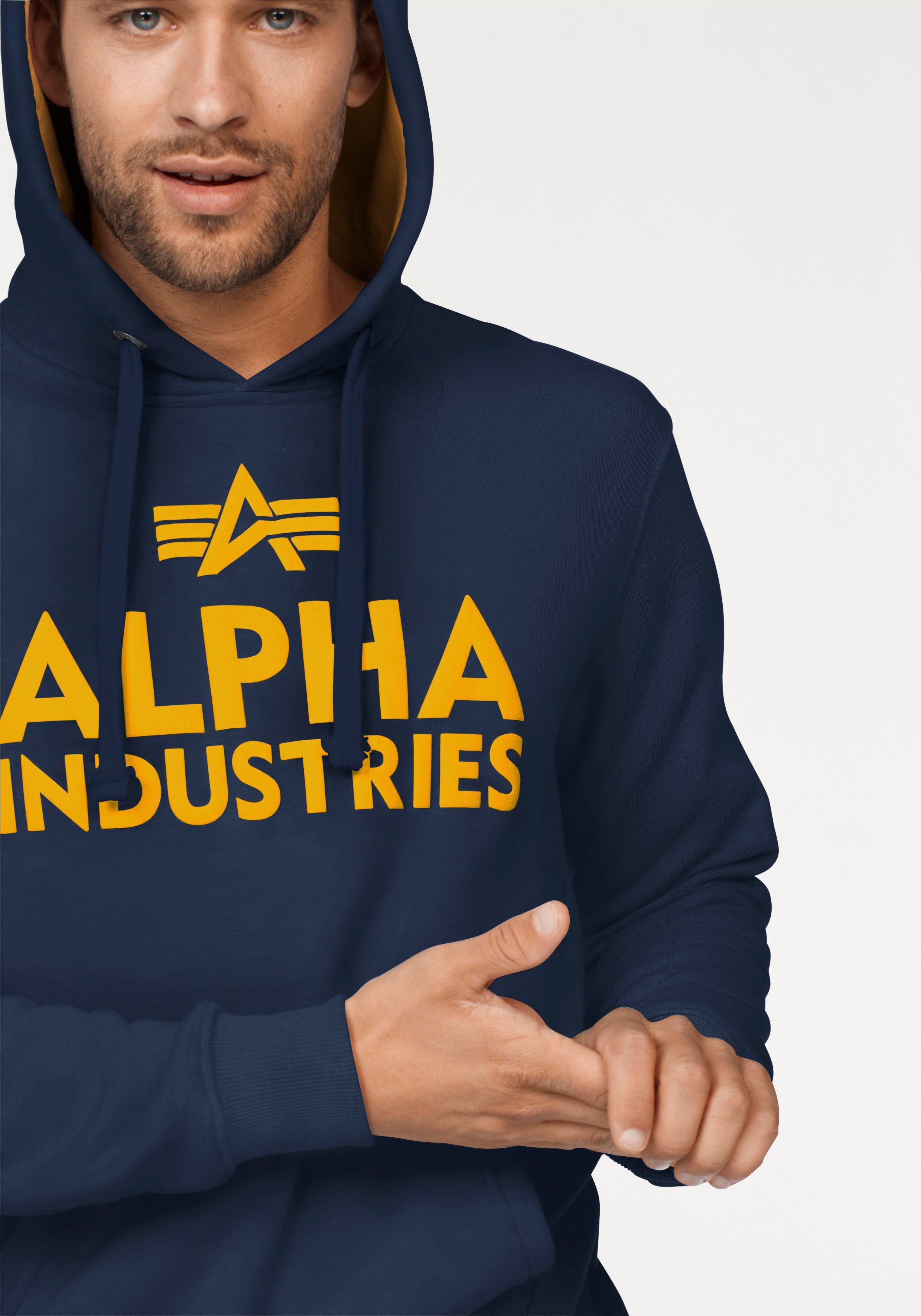 Alpha Industries Kapuzensweatshirt navy new
