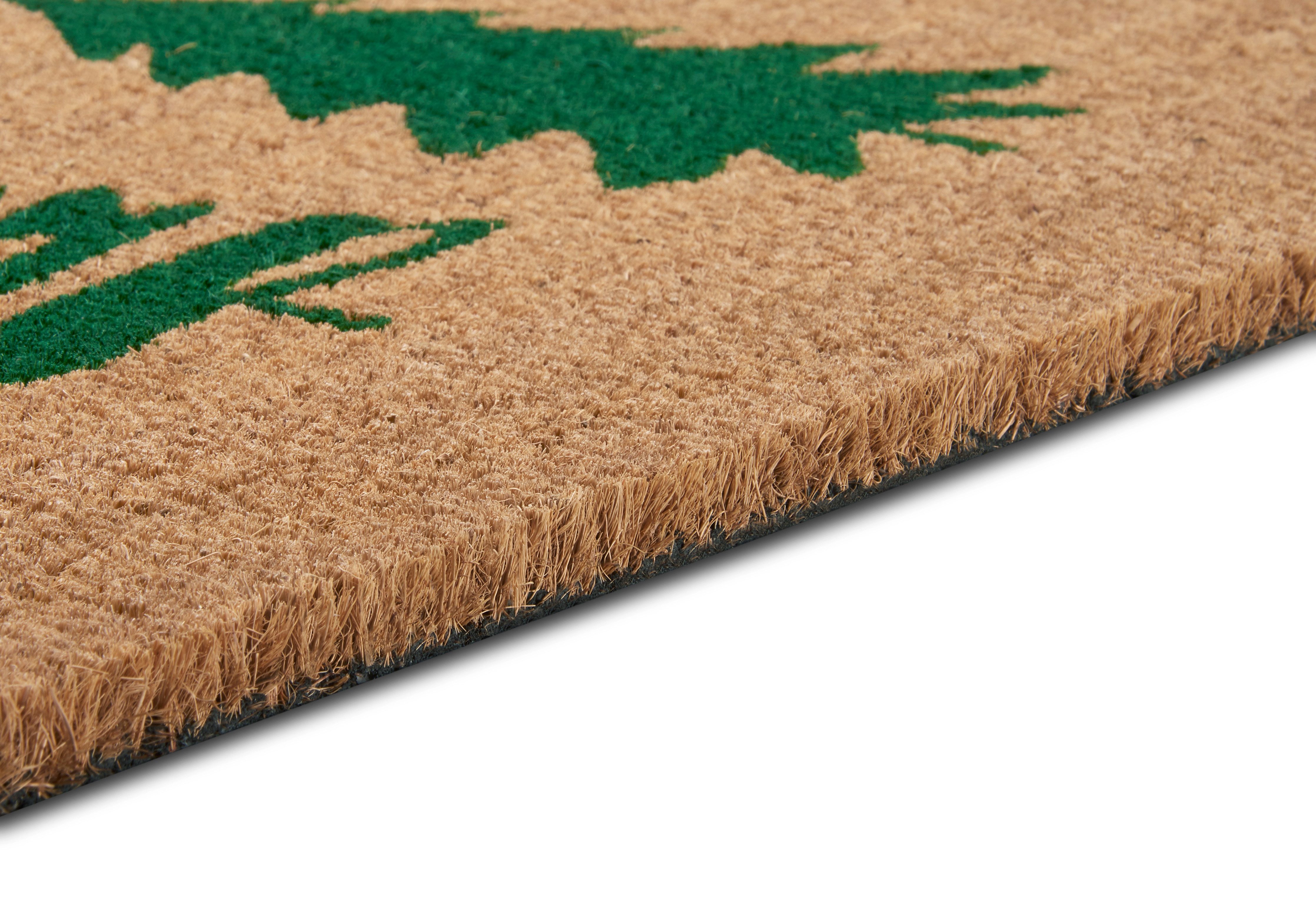 HANSE Home Fußmatte Mix Mats Kokos Decorated Pine Trees, Türmatte, rechteckig, Höhe: 15 mm, Weihnachten, Schmutzfangmatte, Outdoor, Rutschfest, Innen, Kokosmatt – Bild 5 von 5