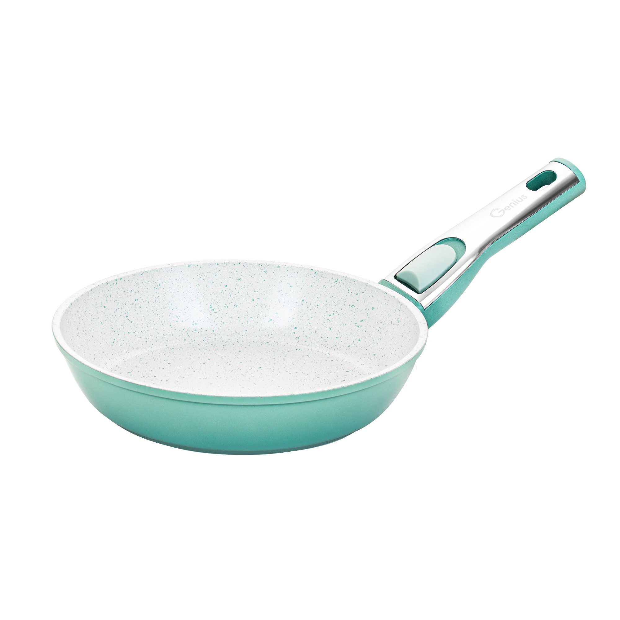 Genius Bratpfanne Cerafit Revolution Pfanne 20 CM mit Antihaftbeschichtung Induktion, Aluminium, Keramikbeschichtung