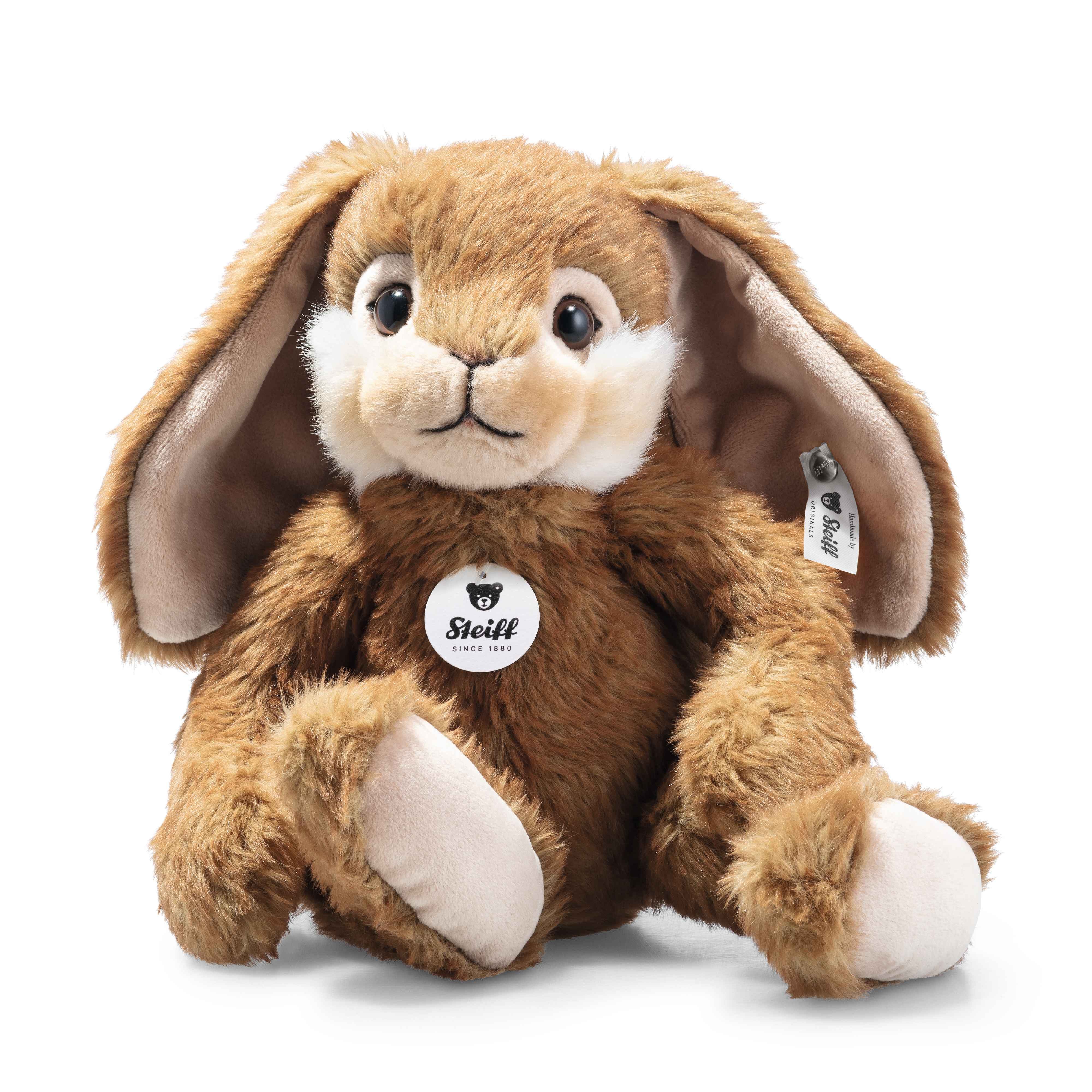 Steiff Kuscheltier Bommel Schlenker-Hase, braun