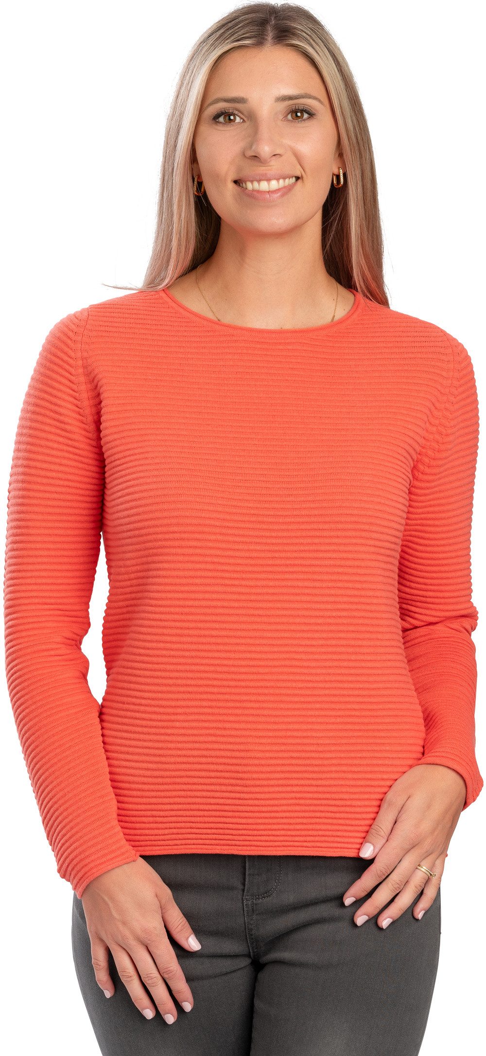 belmina Strickpullover Hochwertiger Baumwoll-Strick