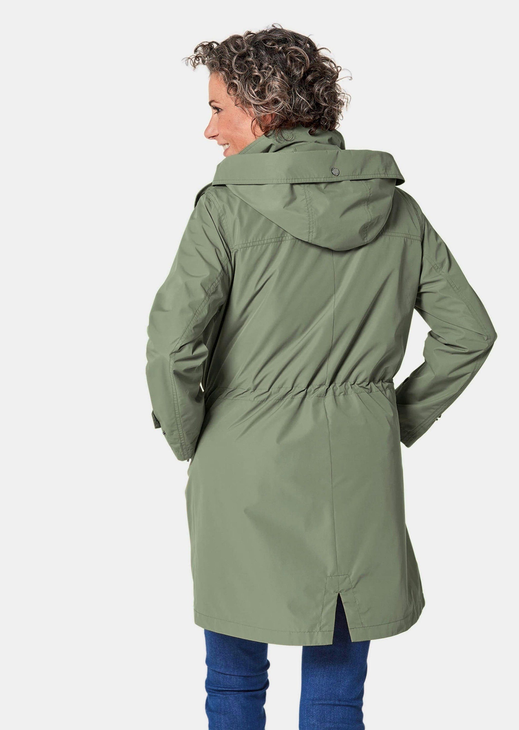 GOLDNER Funktionsjacke Kurzgröße: Kapuzenjacke mit 3-in-1-Funktion Windbreaker mit integrierter Steppweste, Stehkragen und Langarm