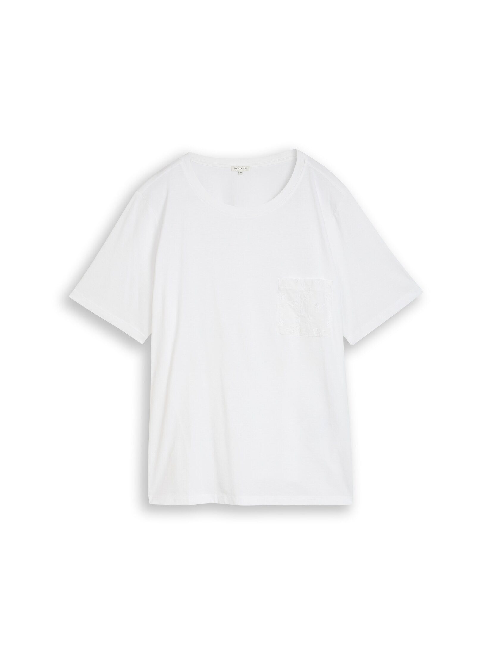 TOM TAILOR PLUS T-Shirt T-Shirt Plus Size - Boxy Fit T-Shirt mit Brusttasche