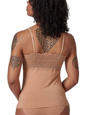 Skiny Achseltop Damen Spaghettishirt Bamboo Lace (Stück, 1-St) recyceltes Material