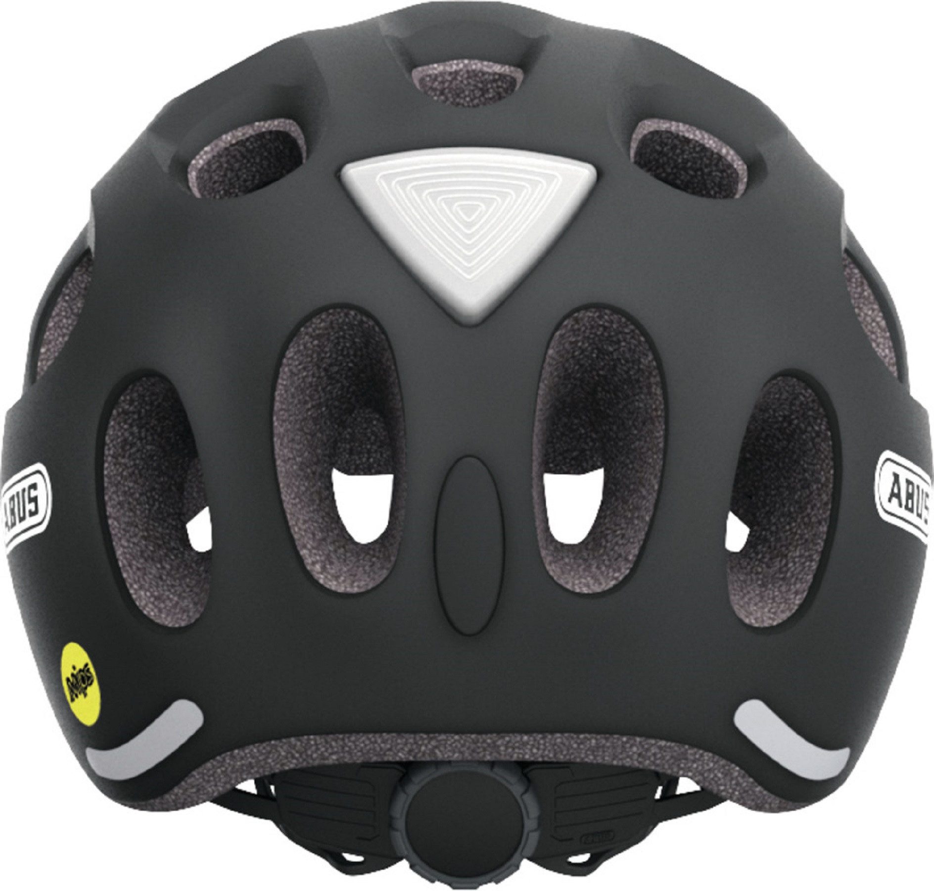 maxxi4you Fahrradhelm Abus Youn-I MIPS Fahrradhelm Schwarz Größe M inkl maxxi4you Reflexband
