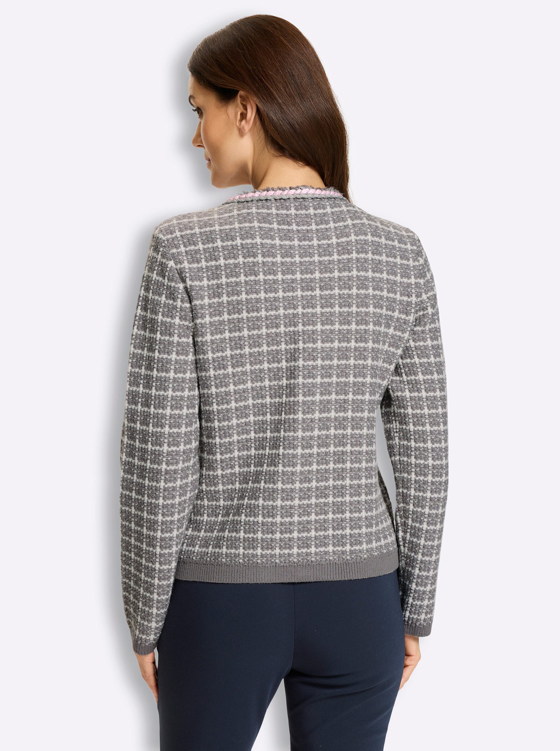 heine Strickjacke Strickjacke Langarm
