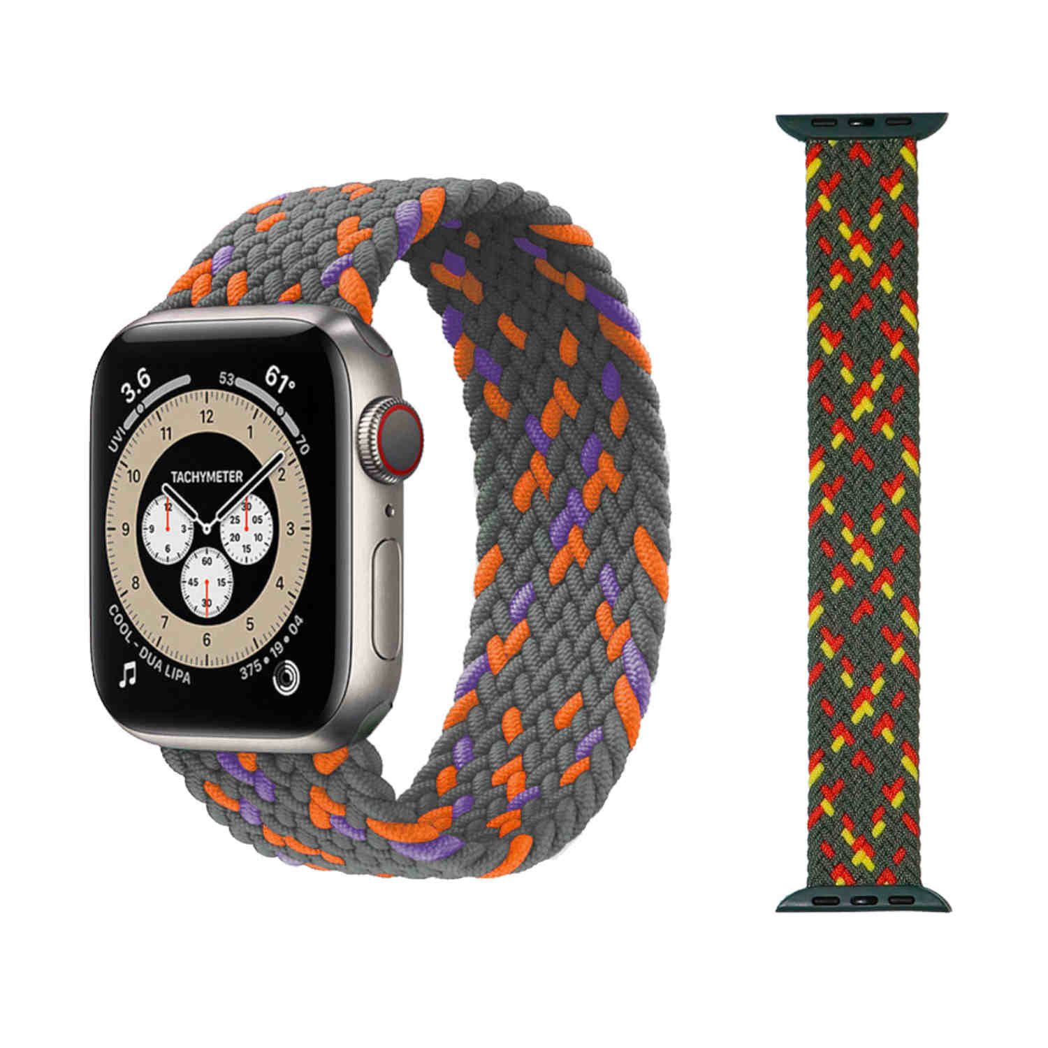Wigento Smartwatch-Armband Für Apple Watch 10 46mm / Ultra 1 + 2 49 / 9 8 7 45 / 6 SE 5 4 M Band