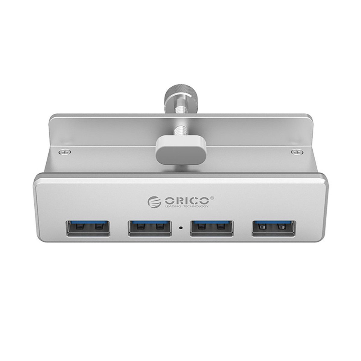 ORICO MH4PU Hub USB-Adapter USB-A zu USB-A, Klemmhalterung für stabile Montage und schnellen Zugriff auf Ports