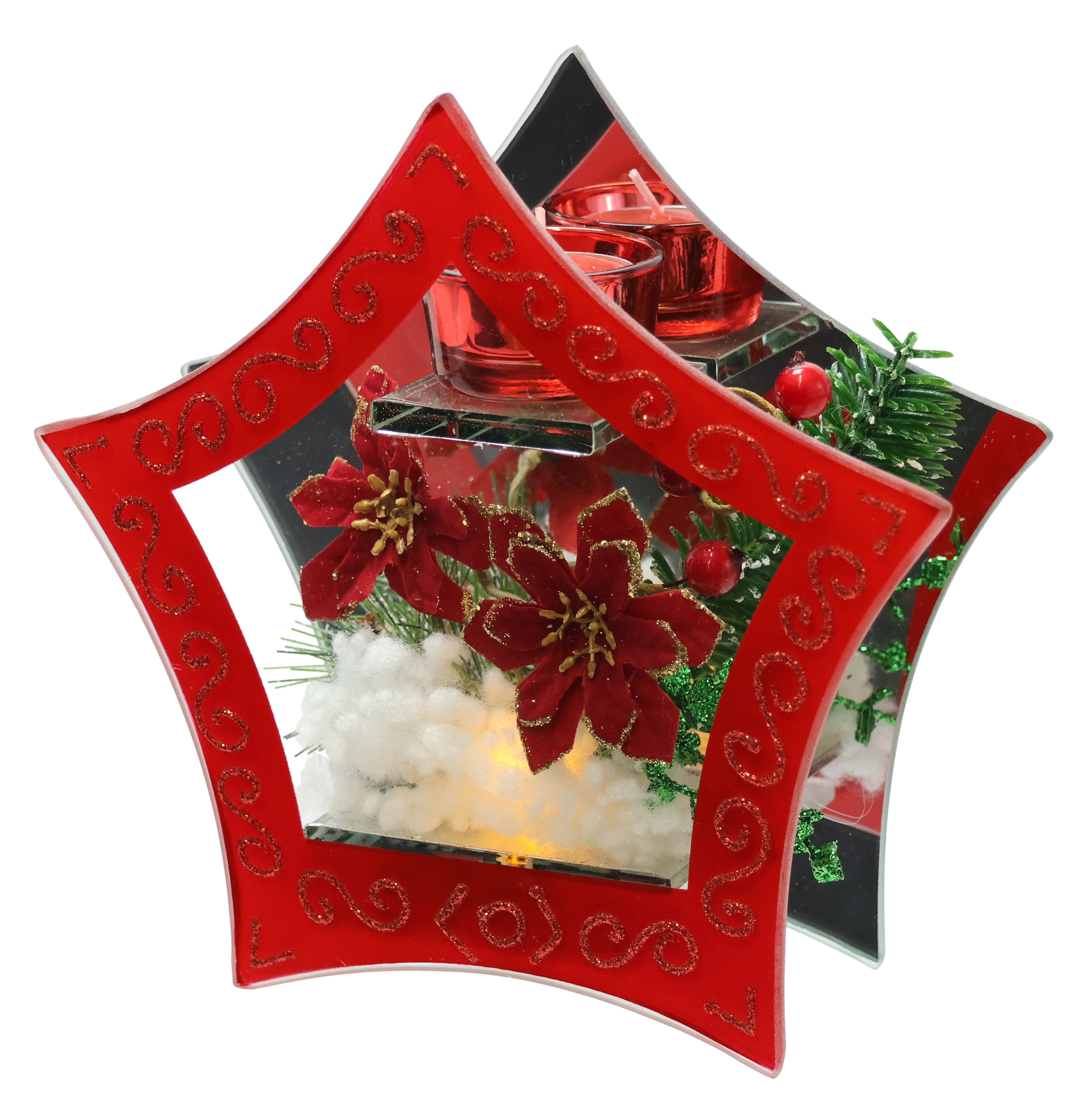 I.GE.A. Teelichthalter Deko-Objekt mit LED Licht und Teelichtkerze (1 St), günstig online kaufen