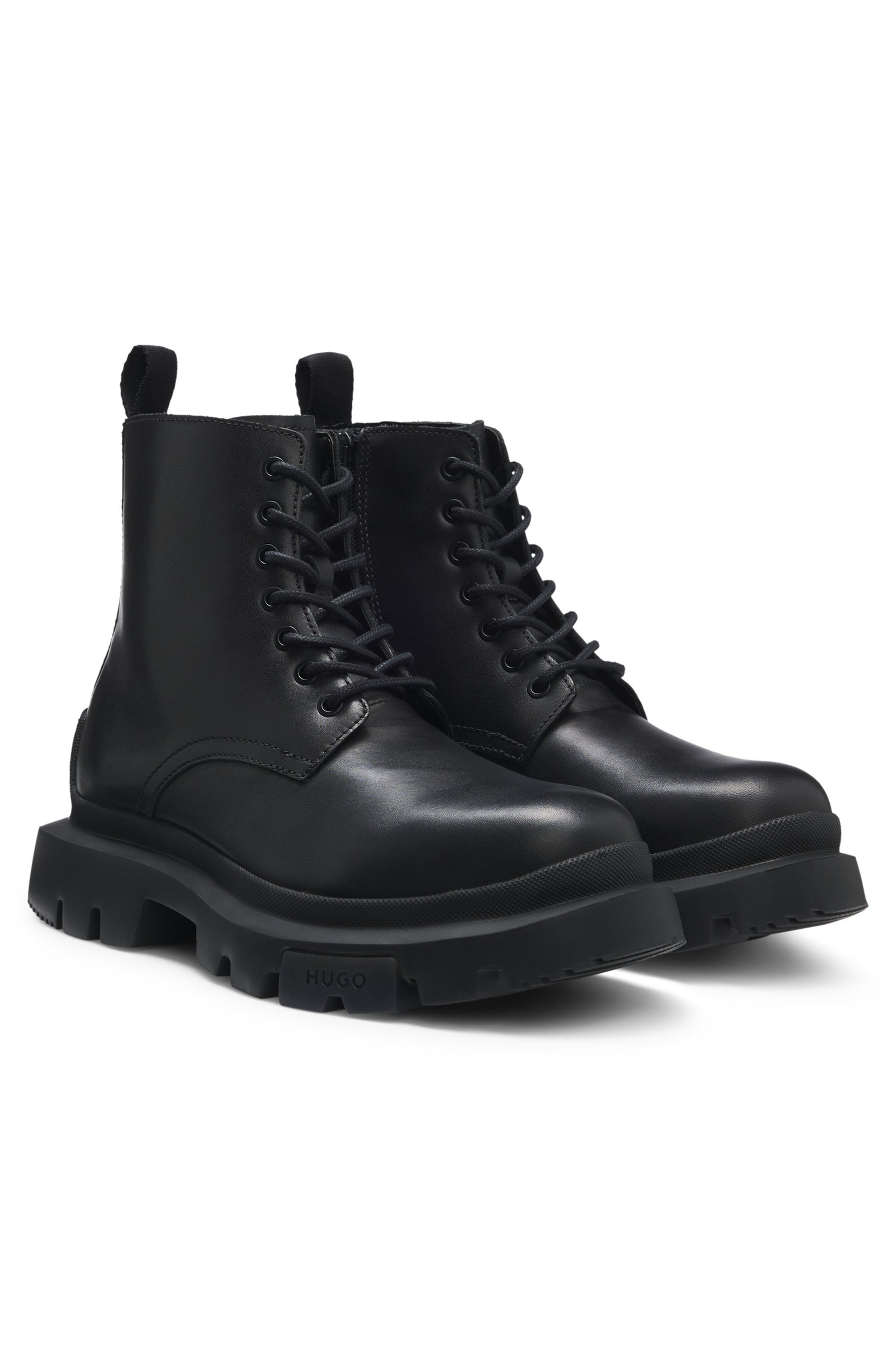 HUGO Fabyan Schnürboots Stiefel, Worker-Boots, Schnürstiefelette günstig online kaufen