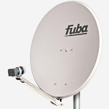 fuba DAL 802 G Sat Anlage Antenne Schüssel Twin LNB DEK 217 2 Teilnehmer SAT-Antenne