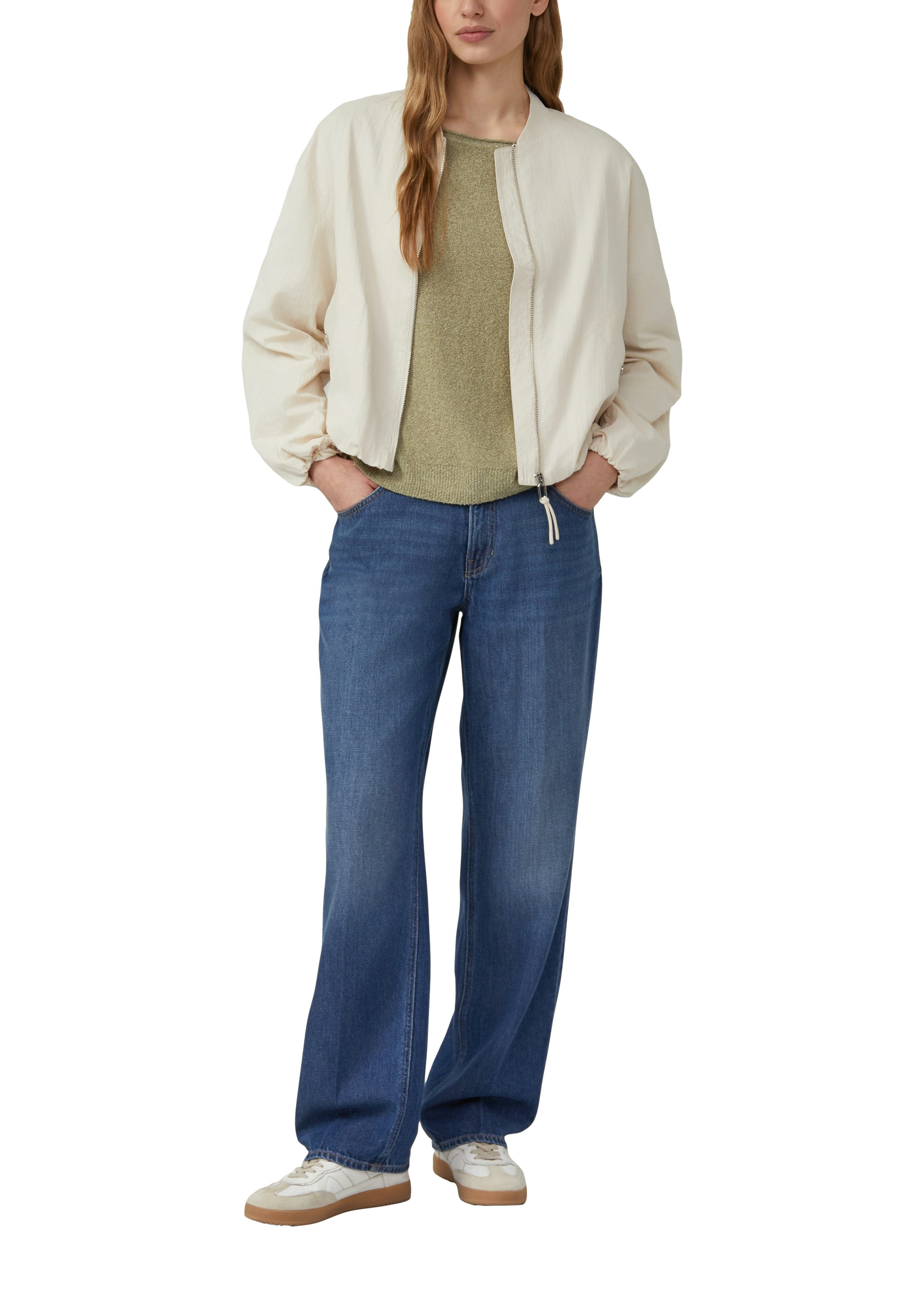 s.Oliver Strickpullover 3/4-Arm mit Rundhals günstig online kaufen