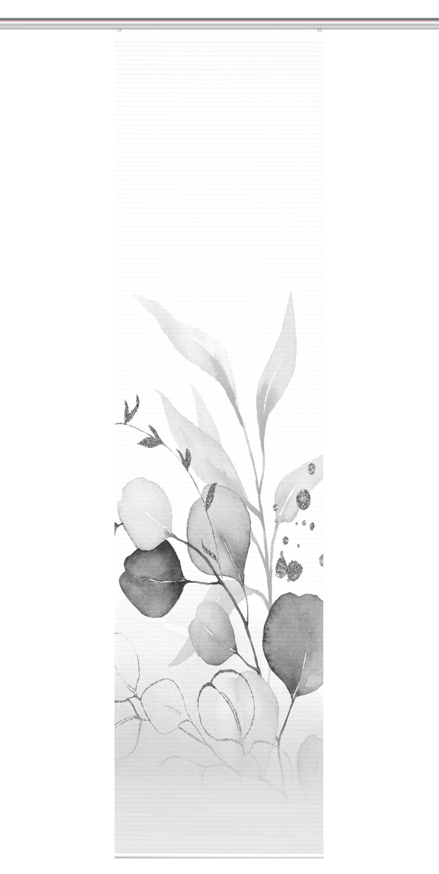 HOME in green Schiebegardine "LAMIRA" Paneelwagen 1 Stk. tlg. DIGITALBEDRUC günstig online kaufen