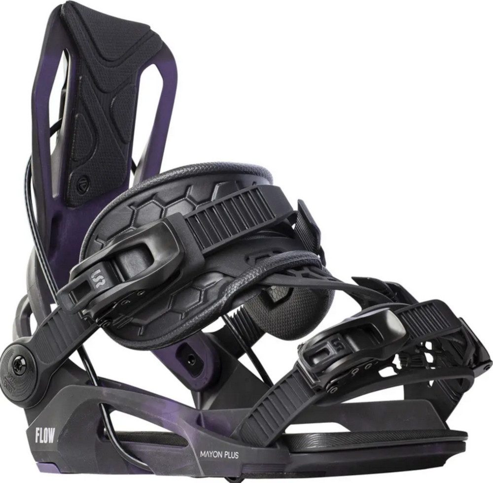 Flow Snowboardbindung FLOW MAYON PLUS HYBRID Bindung blackplum