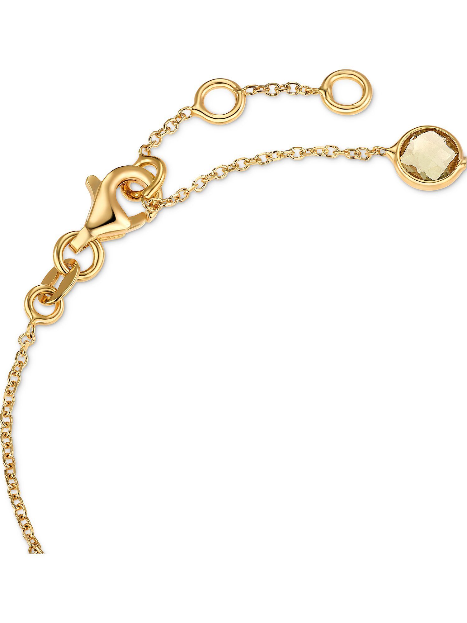 CHRIST Goldarmband CHRIST Damen-Armband 375er Gelbgold 4 Lemonquarz, modern günstig online kaufen