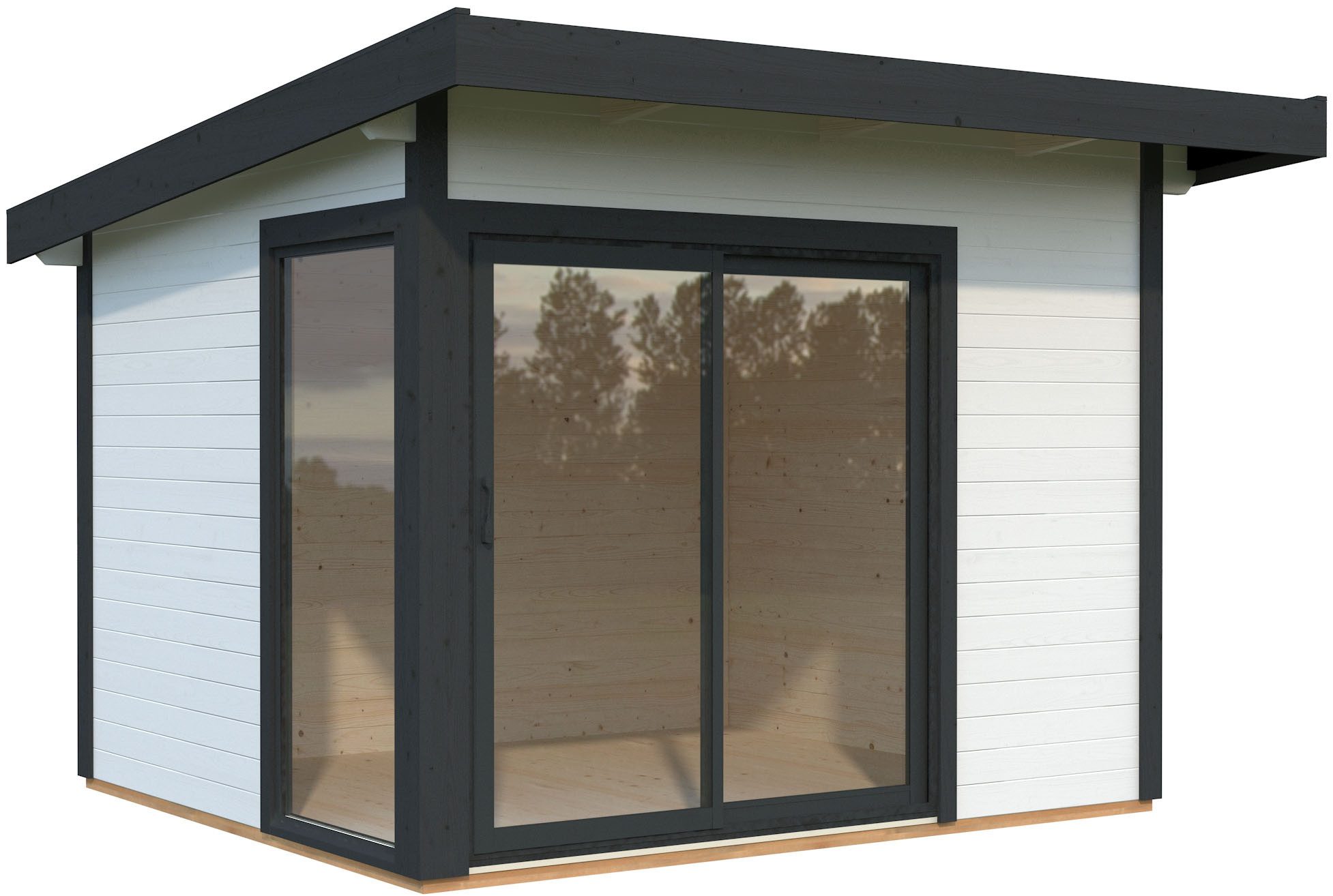 Palmako Gartenhaus Andrea Slide Plus, BxT: 340x352 cm, verschiedene Farben