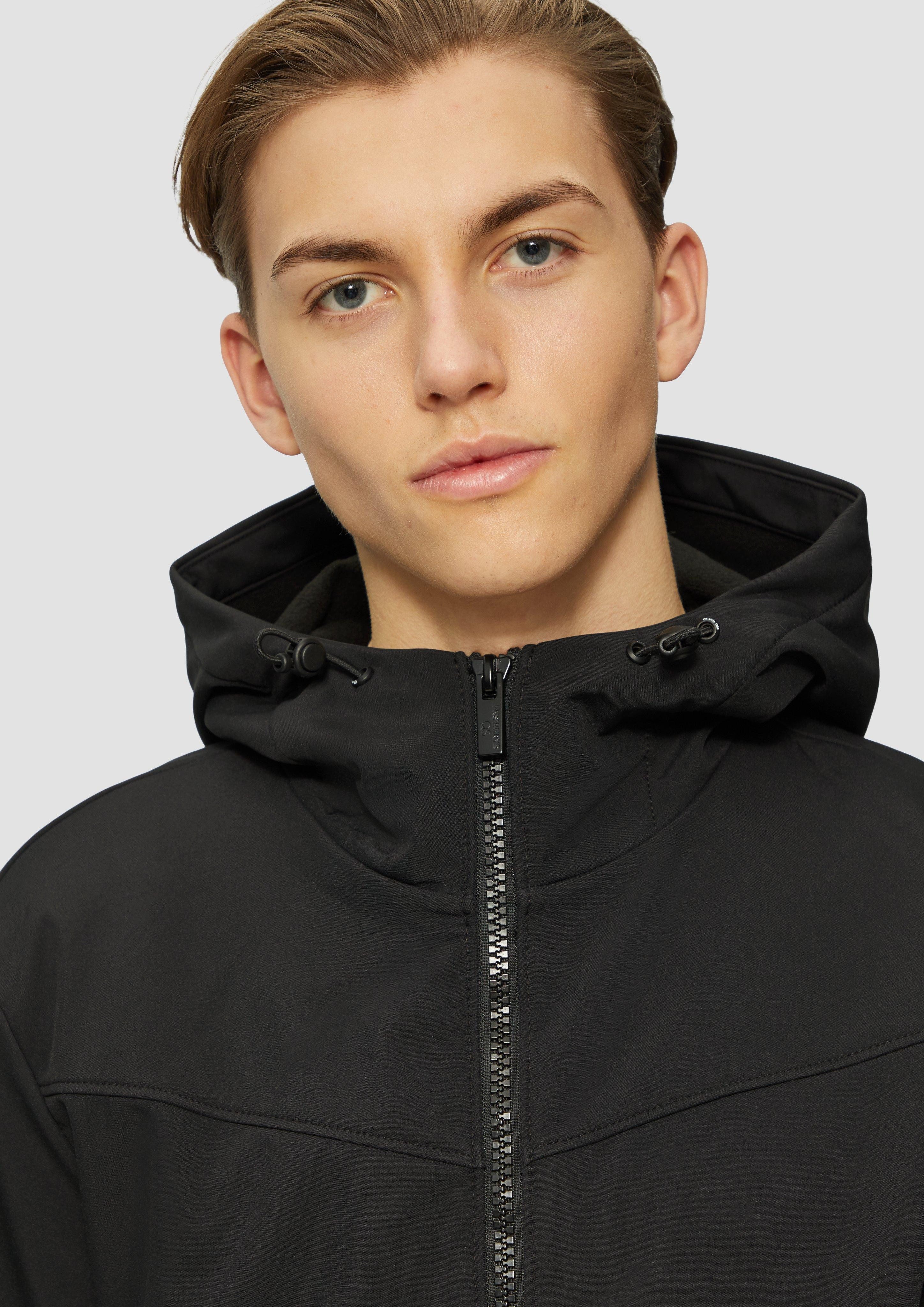 QS Allwetterjacke Softshelljacke mit Kapuze und günstig online kaufen
