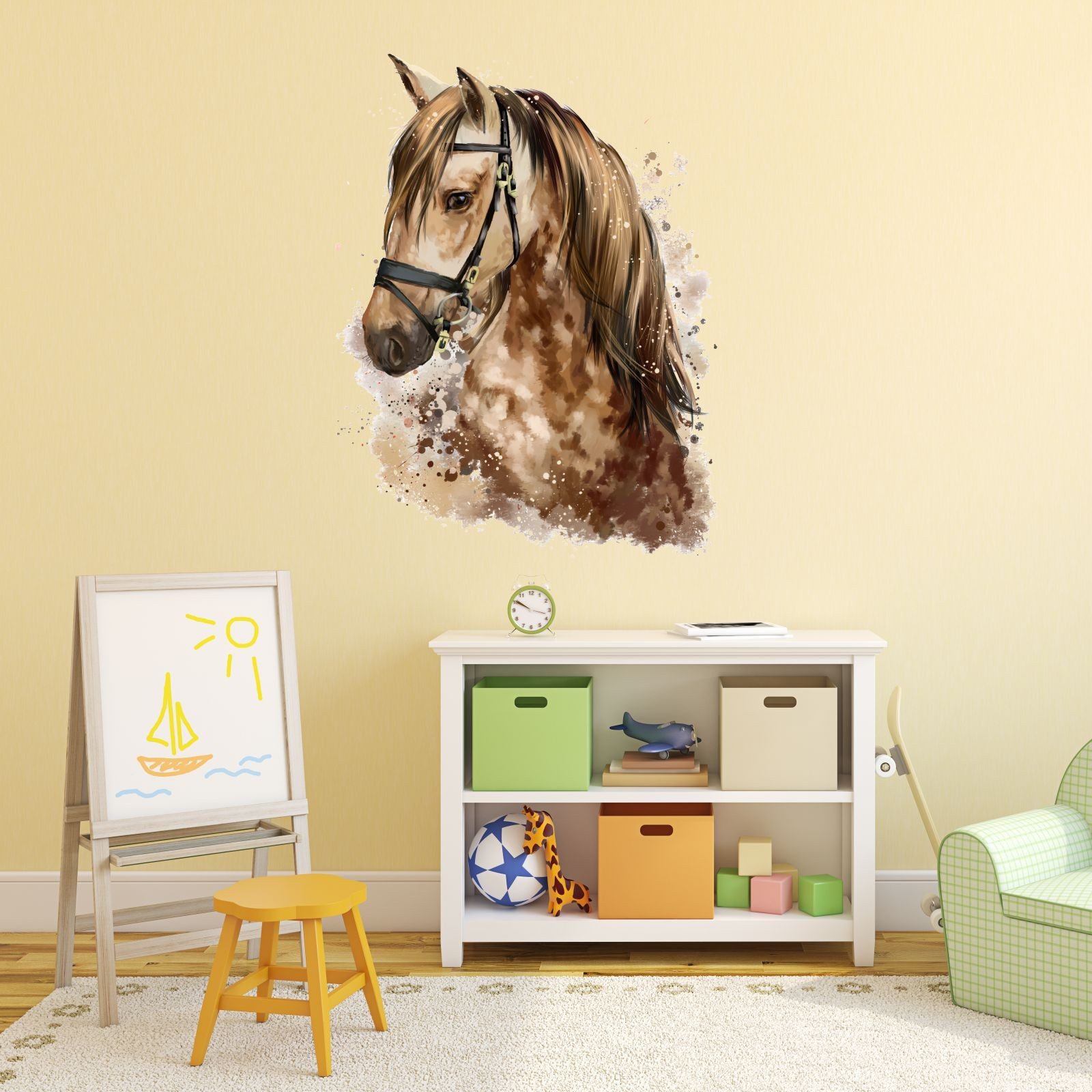nikima Wandtattoo 085 Wandtattoo Pferd Kopf günstig online kaufen